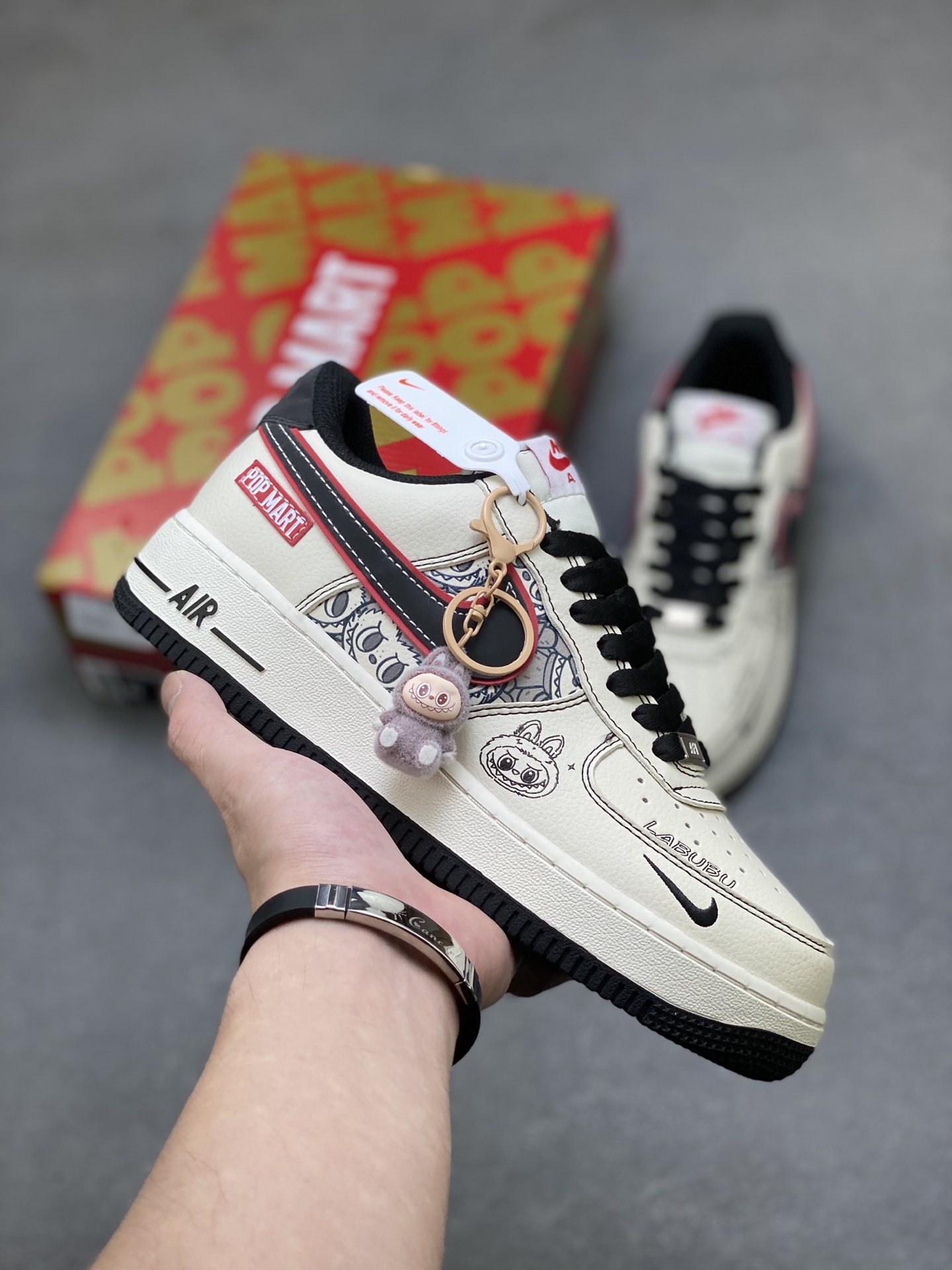 Nike X Pop Mart Air Force 1 '07 Low HQ1688-001 Limited Edition Sneakers 2 i1758989289590 9366 0 0