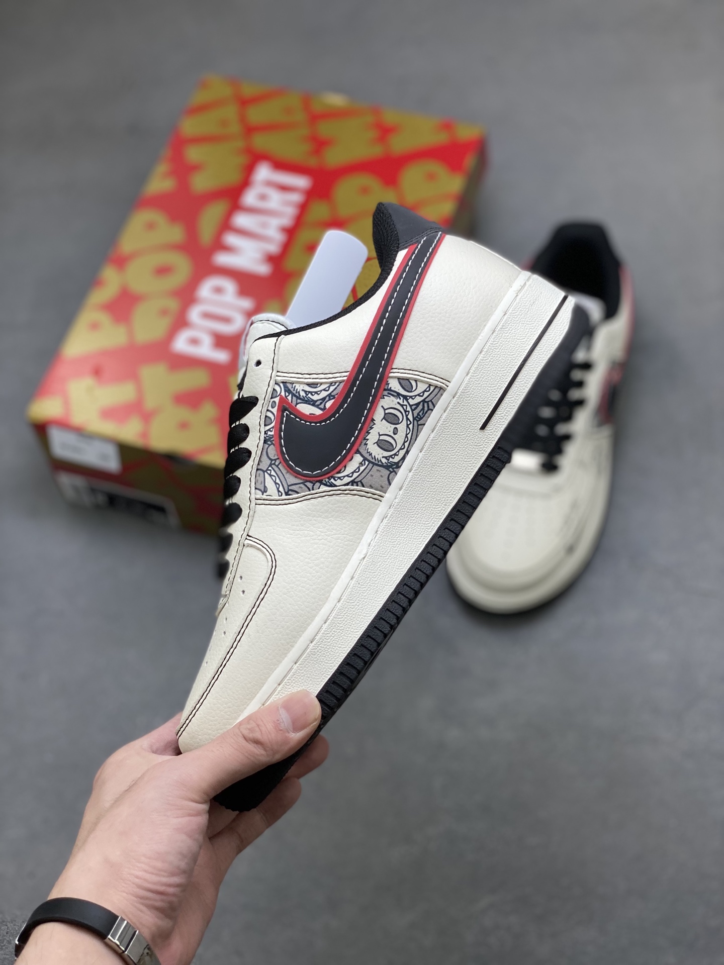 Nike X Pop Mart Air Force 1 '07 Low HQ1688-001 Limited Edition Sneakers 4 i1758989291005 1080 0 2