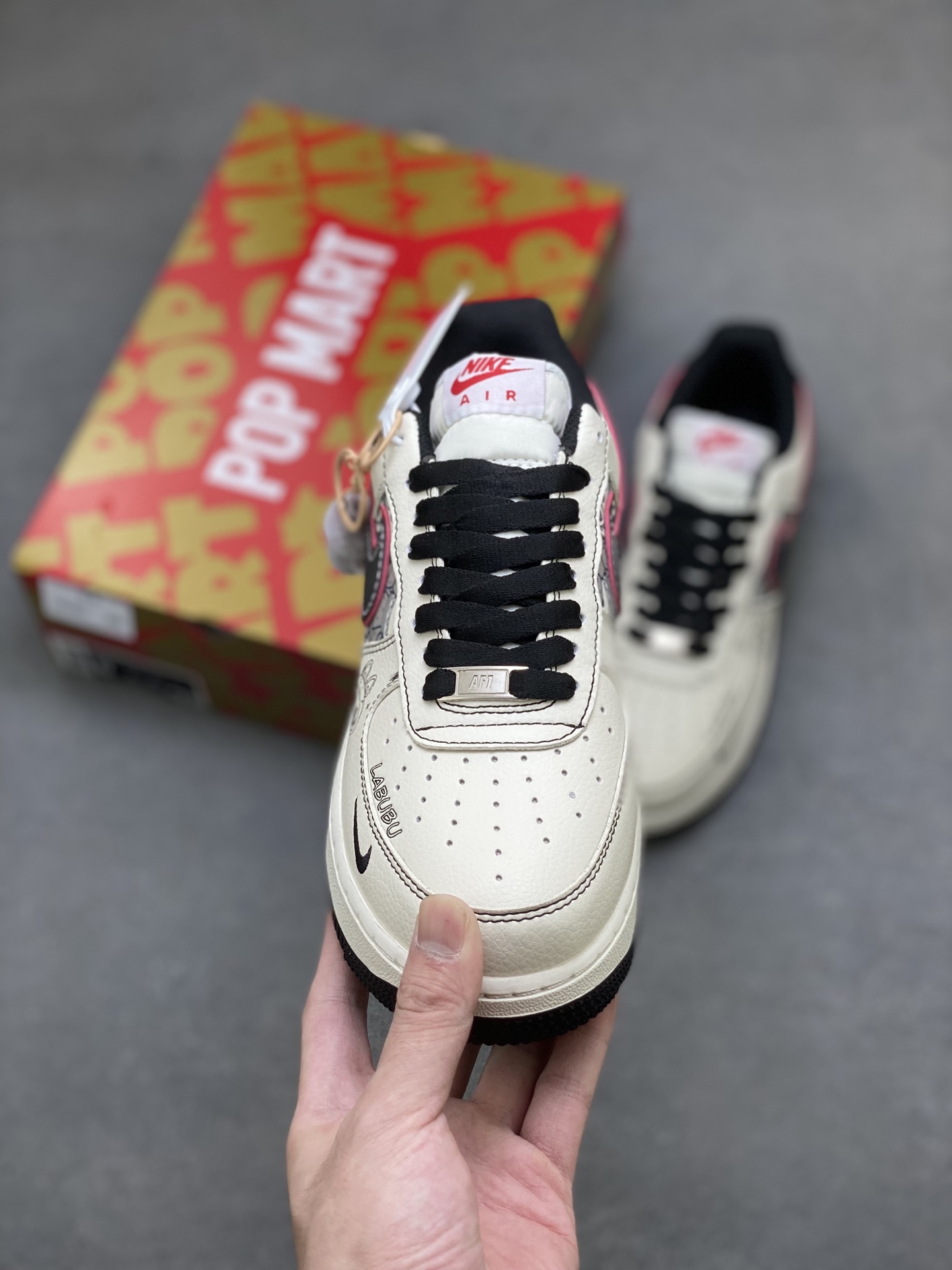 Nike X Pop Mart Air Force 1 '07 Low HQ1688-001 Limited Edition Sneakers 3 i1758989300751 7616 0 1