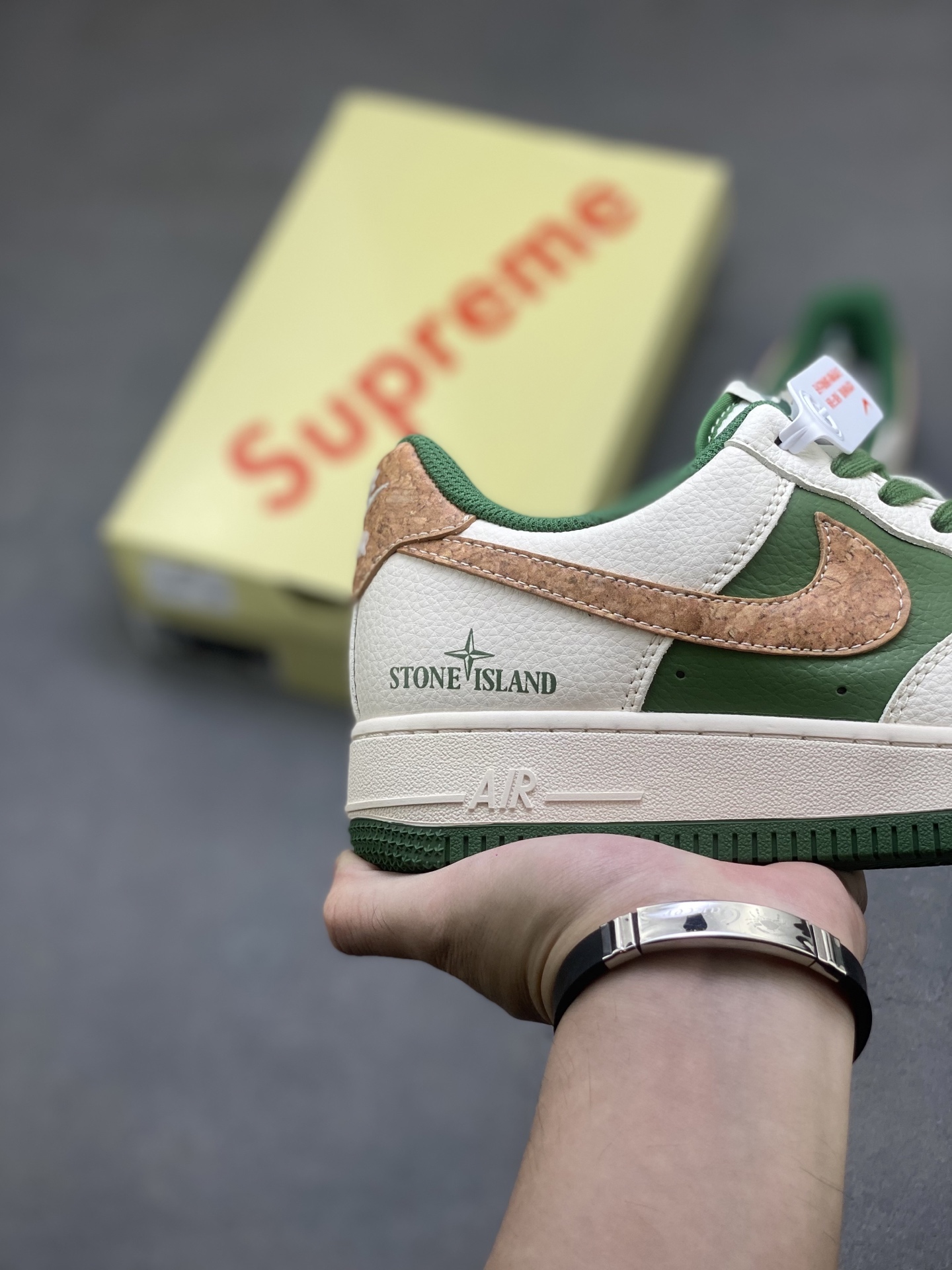 Nike Air Force 1 '07 Low Stone Island Green Sneakers Limited Edition 6 i1759075243106 3695 0 4