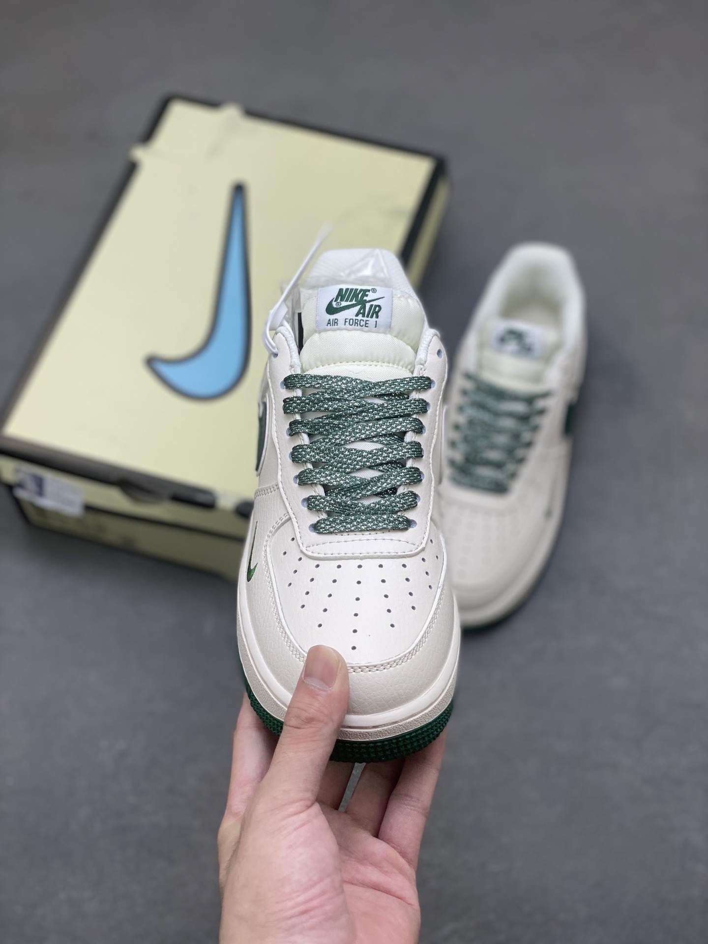Nike Air Force 1 Low Fresh White and Green Casual Shoes Sneakers 3 i1759075466880 5130 0 1