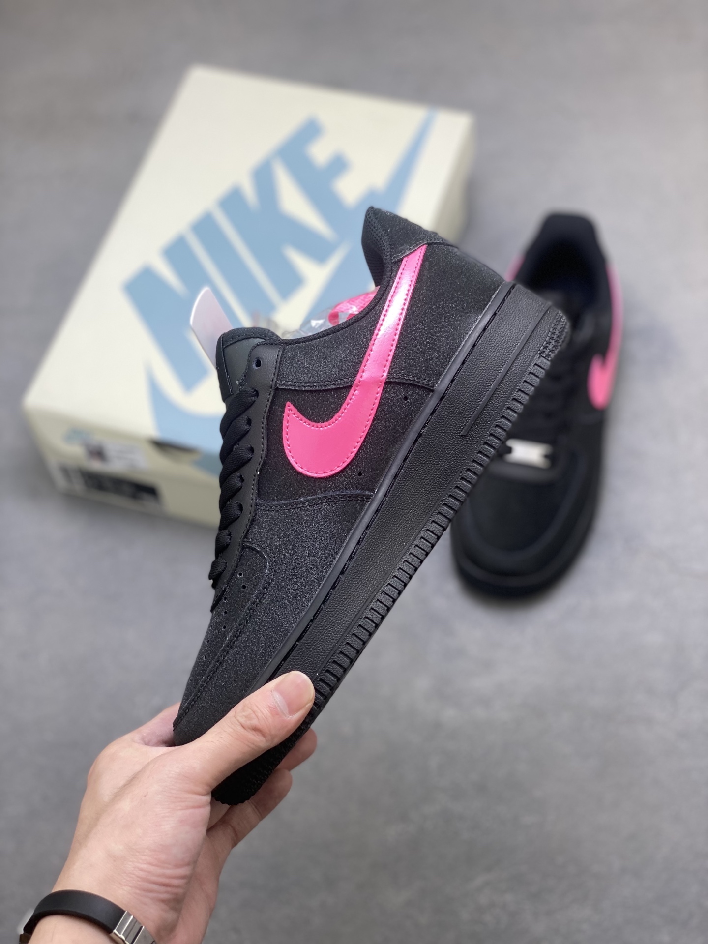 Nike Air Force 1 Black/Pink Accent Sneakers - Style CW2288-015 4 i1759162156863 4116 0 2