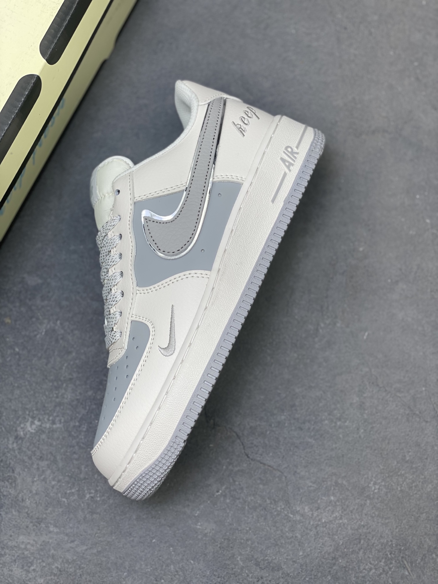 Nike Air Force 1 Low Grey and White Casual Shoes - Style & Comfort 8 i1759162209394 2326 0 6
