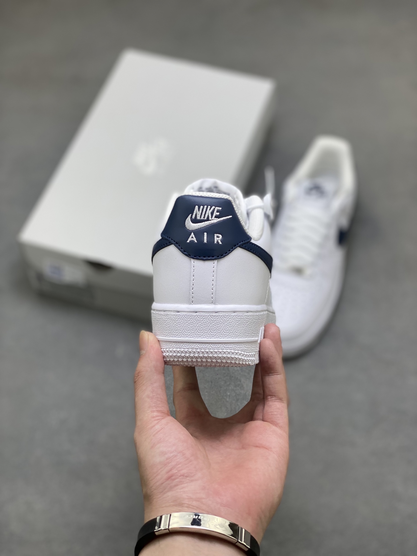 Nike Air Force 1 '07 Low White Midnight Navy Men's Sneakers FJ4146-119 4 i1759857978621 1514 0 3