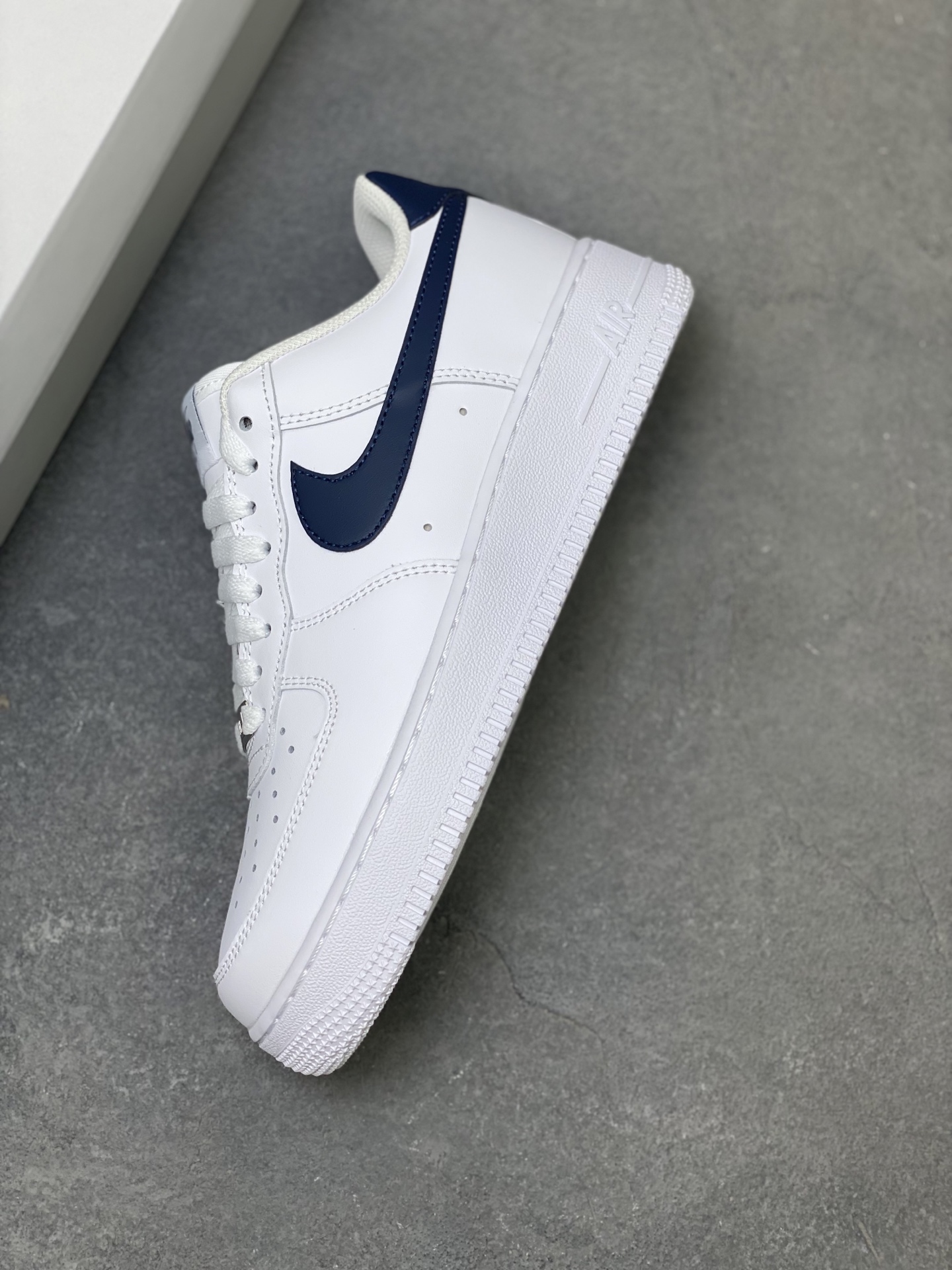 Nike Air Force 1 '07 Low White Midnight Navy Men's Sneakers FJ4146-119 7 i1759857982546 4805 0 6