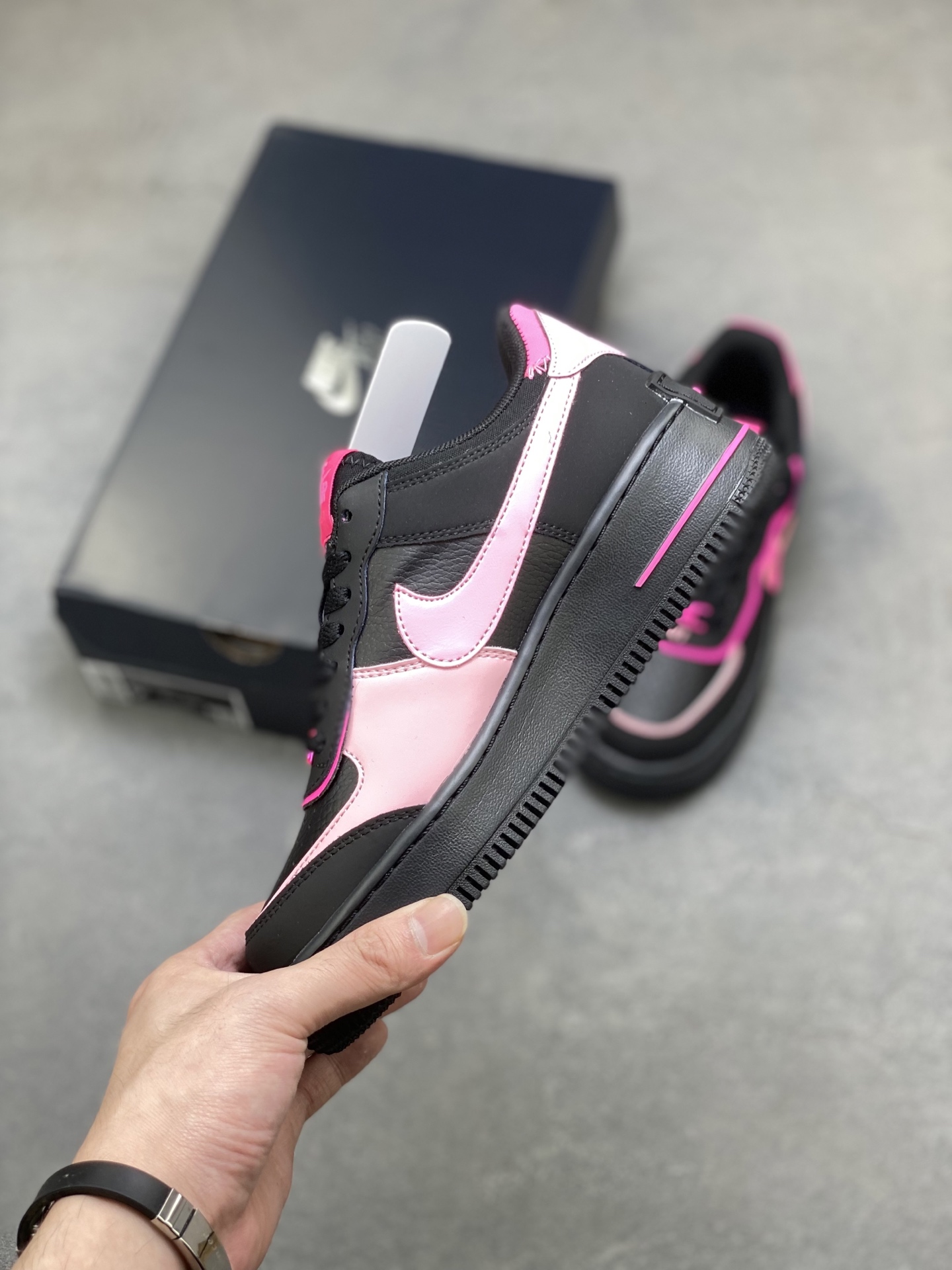 Nike Air Force 1 '07 Low Black/Pink Women's Shoes - Limited Edition 4 i1759858169085 3026 0 2