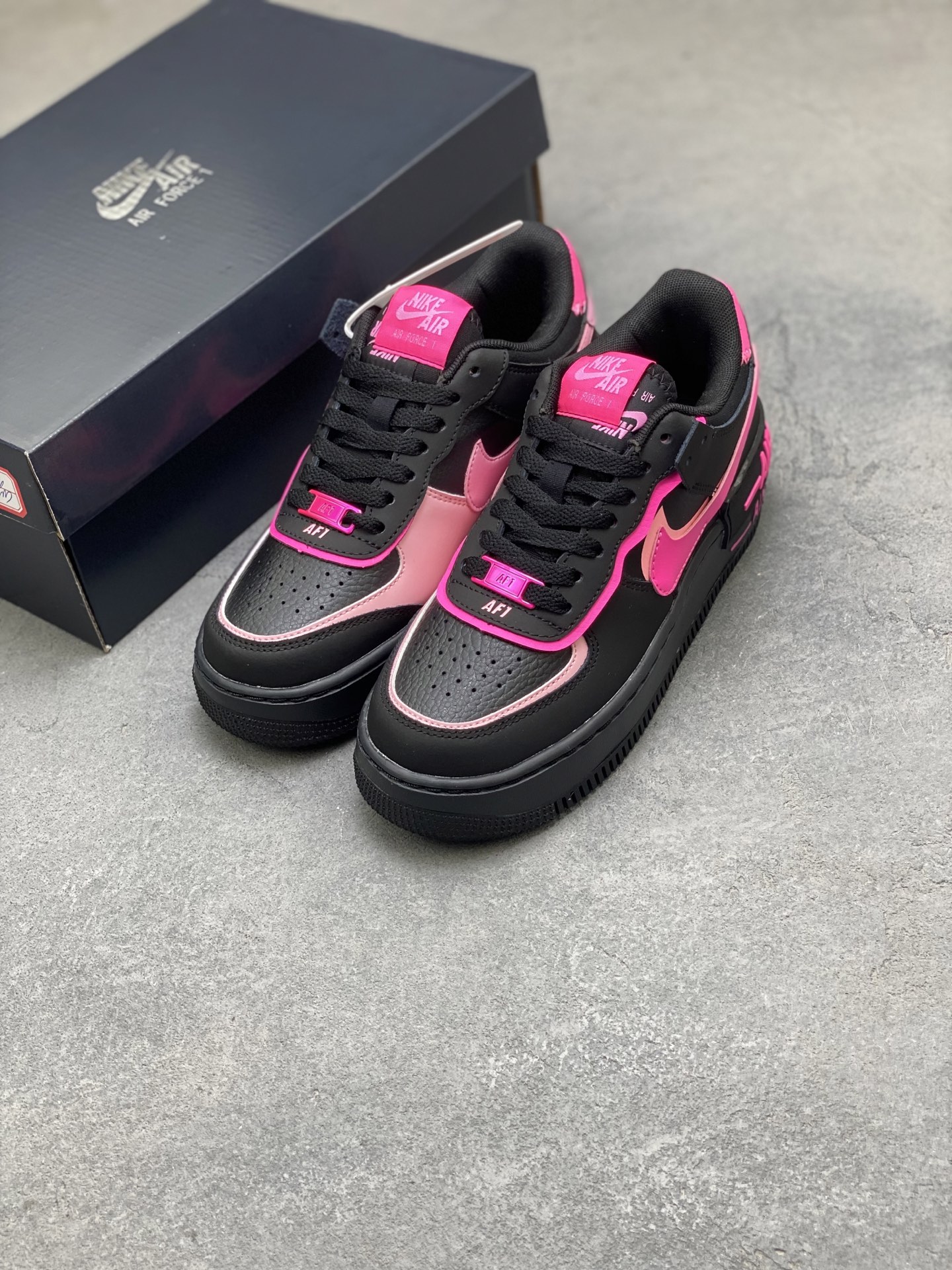 Nike Air Force 1 '07 Low Black/Pink Women's Shoes - Limited Edition 9 i1759858170966 9530 0 7