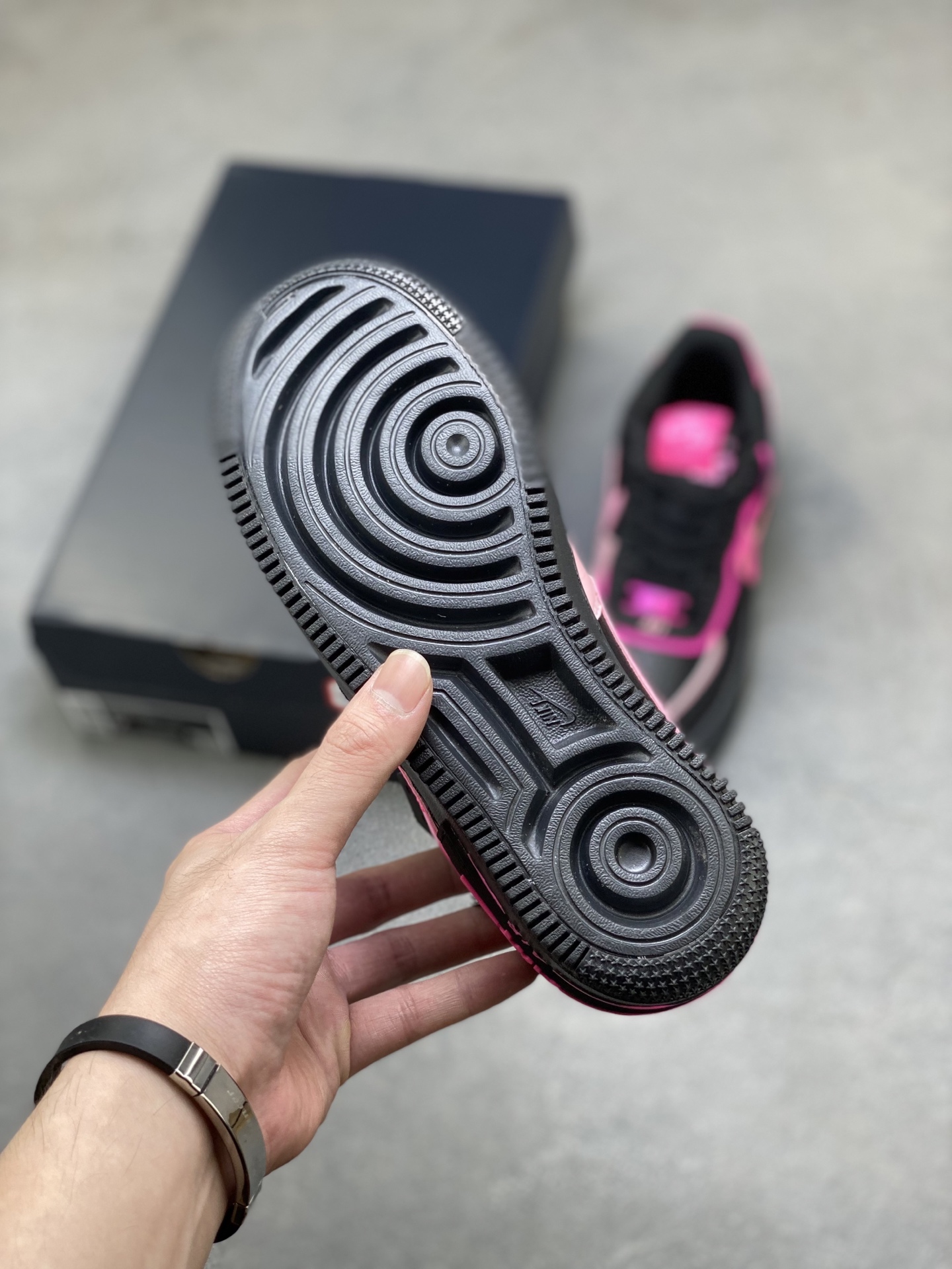 Nike Air Force 1 '07 Low Black/Pink Women's Shoes - Limited Edition 7 i1759858171071 9666 0 5