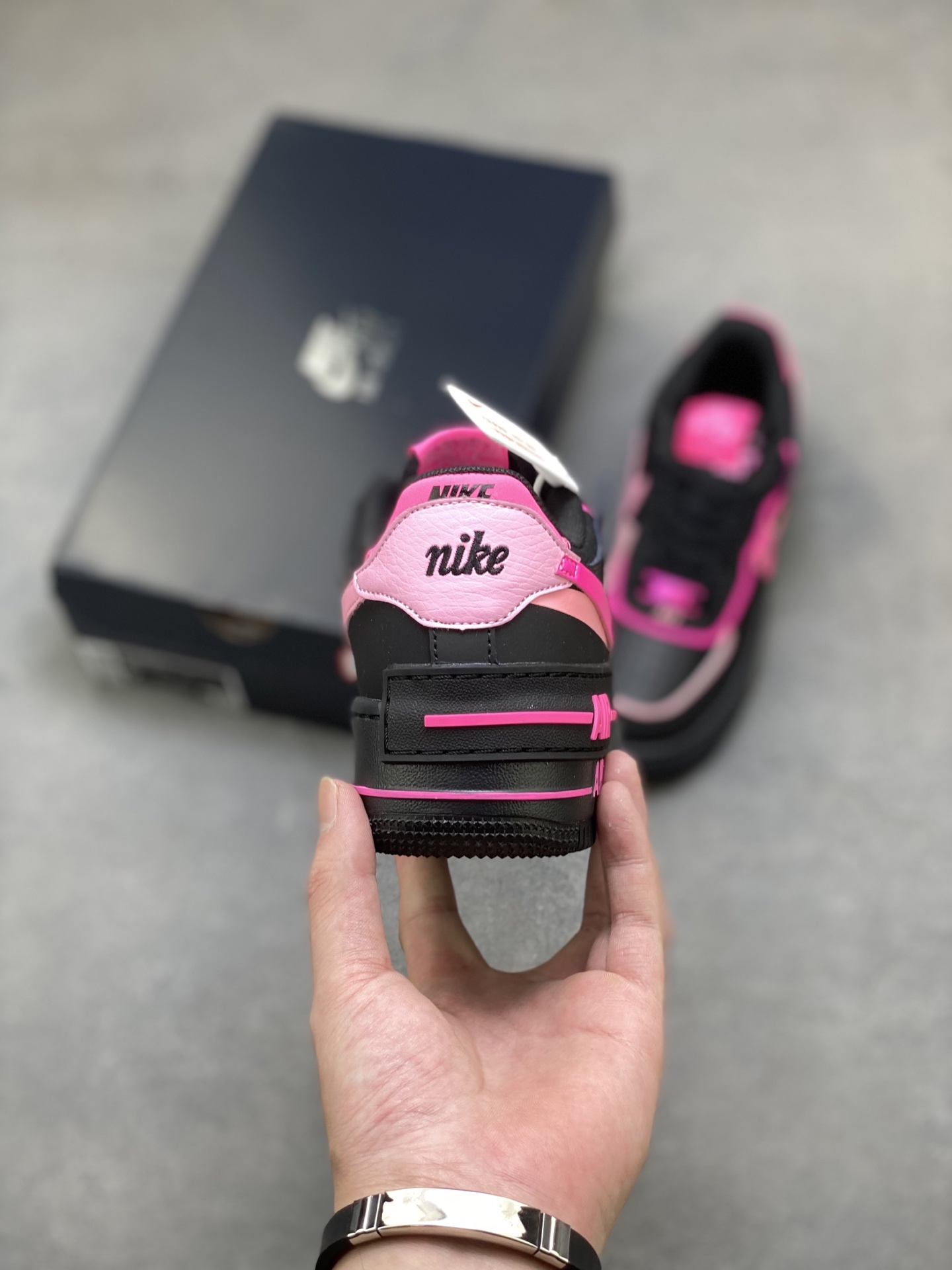 Nike Air Force 1 '07 Low Black/Pink Women's Shoes - Limited Edition 5 i1759858171117 5087 0 3