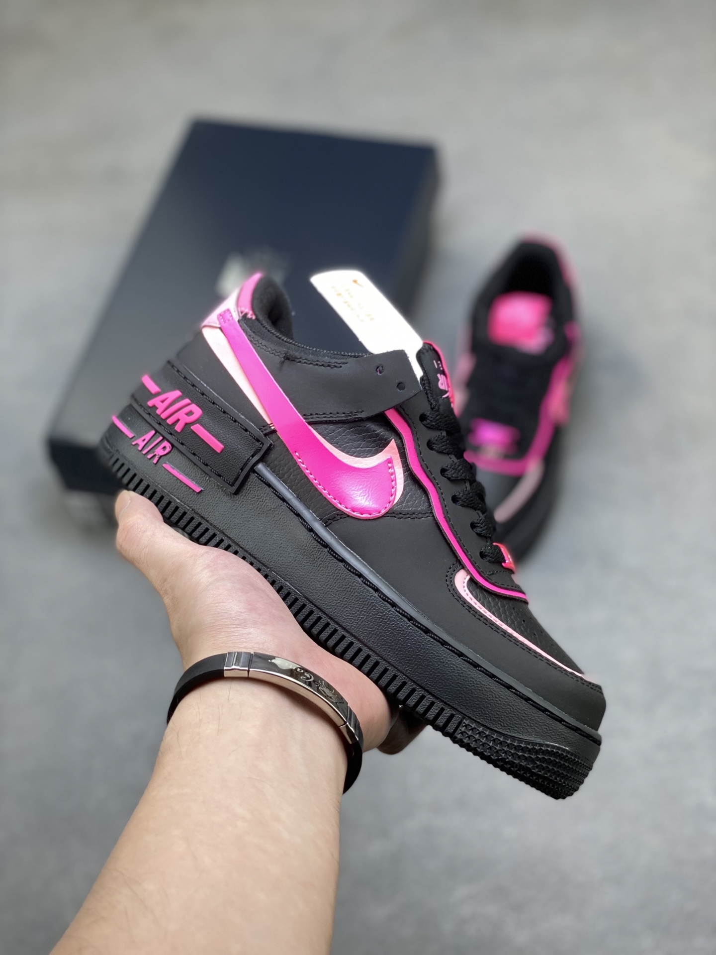 Nike Air Force 1 '07 Low Black/Pink Women's Shoes - Limited Edition 2 i1759858171129 7530 0 0