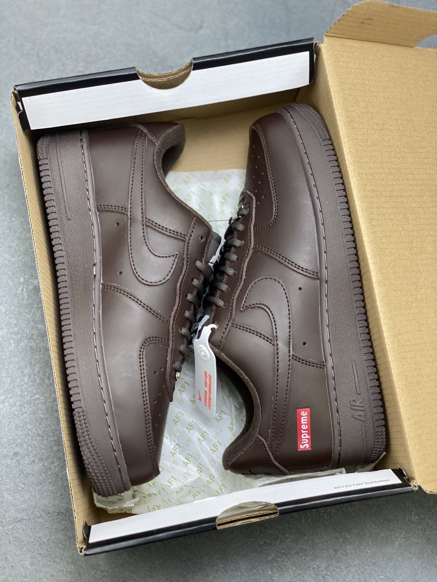 Nike Air Force 1 '07 Low Supreme Brown CU9225-200 Sneakers 10 i1759858315953 806 0 8