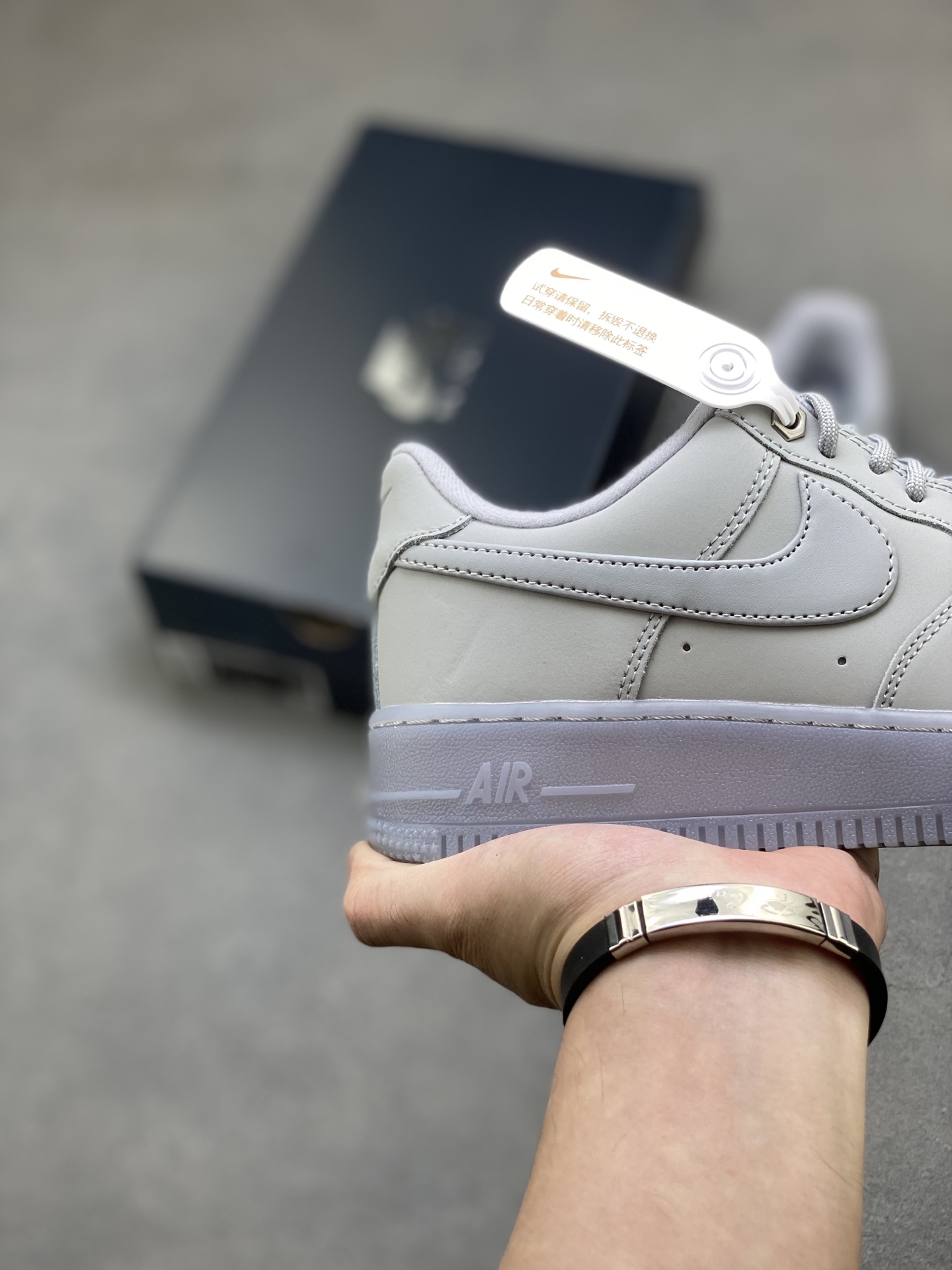 Nike Air Force 1 '07 Low Grey Casual Sneaker CJ9179-002 Limited Edition 6 i1759858703800 6008 0 4