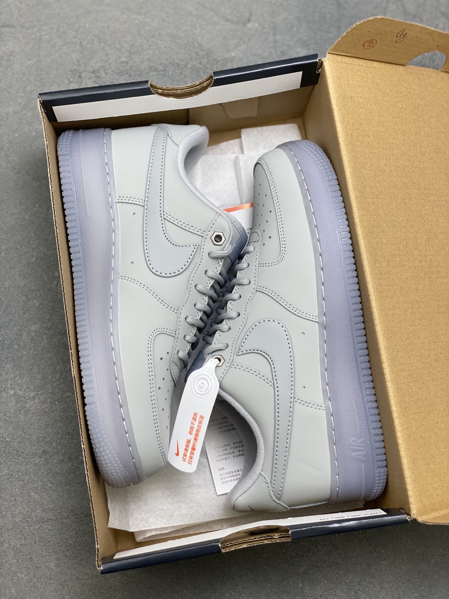 Nike Air Force 1 '07 Low Grey Casual Sneaker CJ9179-002 Limited Edition 10 i1759858704138 2259 0 8
