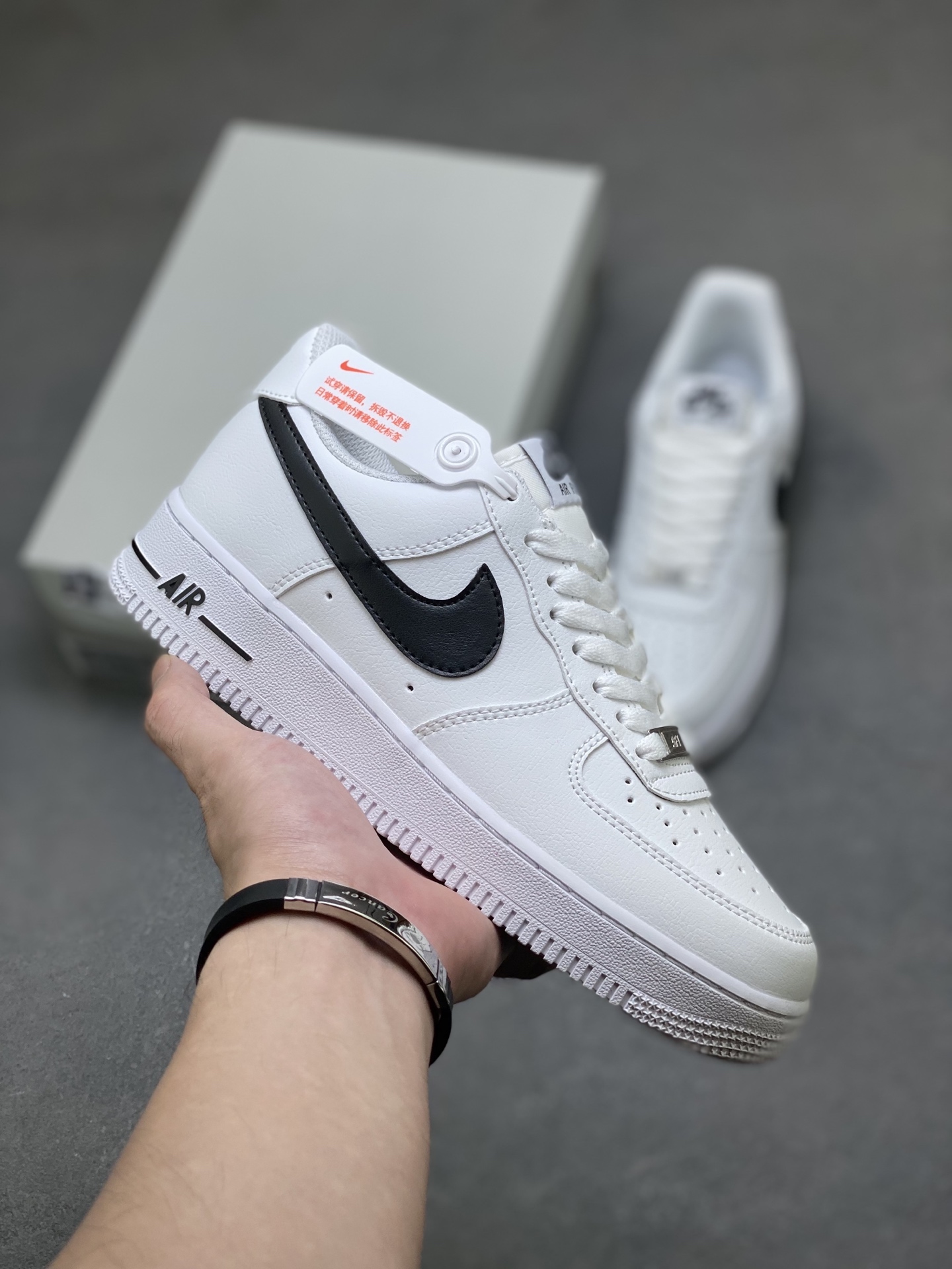 Nike Air Force 1 Low Retro White/Black, Classic Style & Comfort, All Sizes