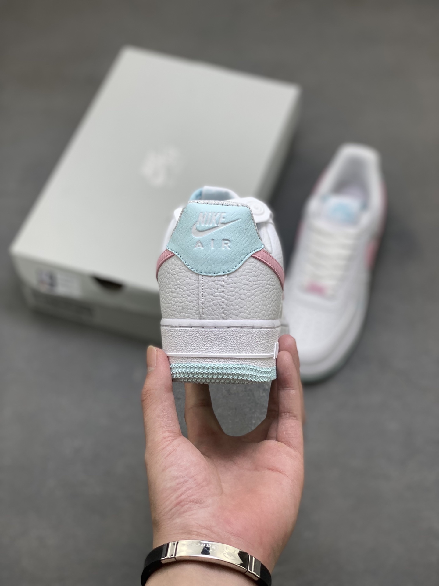 Nike Air Force 1 Low White Pink Blue Casual Shoes IH0640-161 5 i1759858973365 5033 0 3