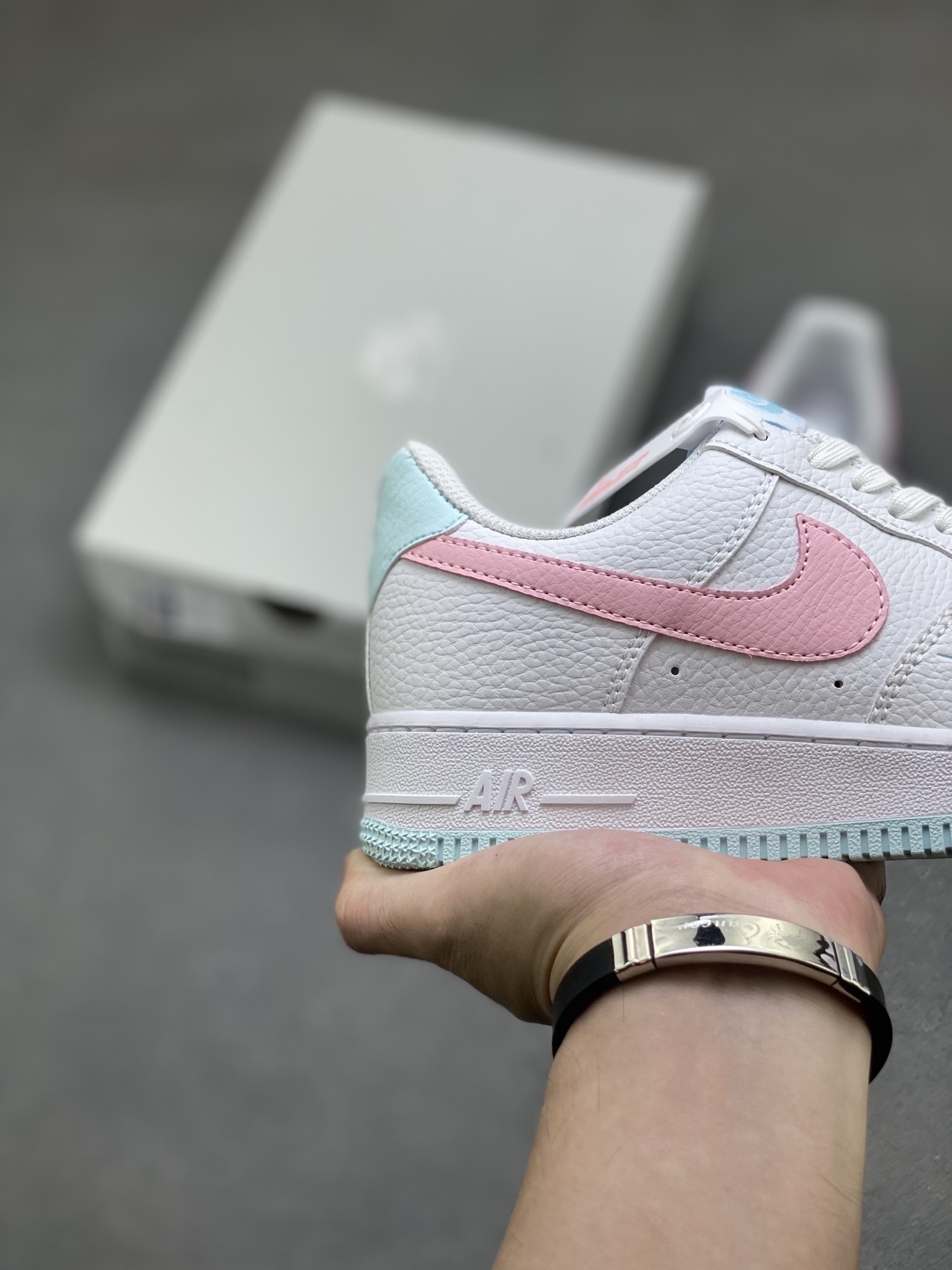 Nike Air Force 1 Low White Pink Blue Casual Shoes IH0640-161 6 i1759858981353 6201 0 4