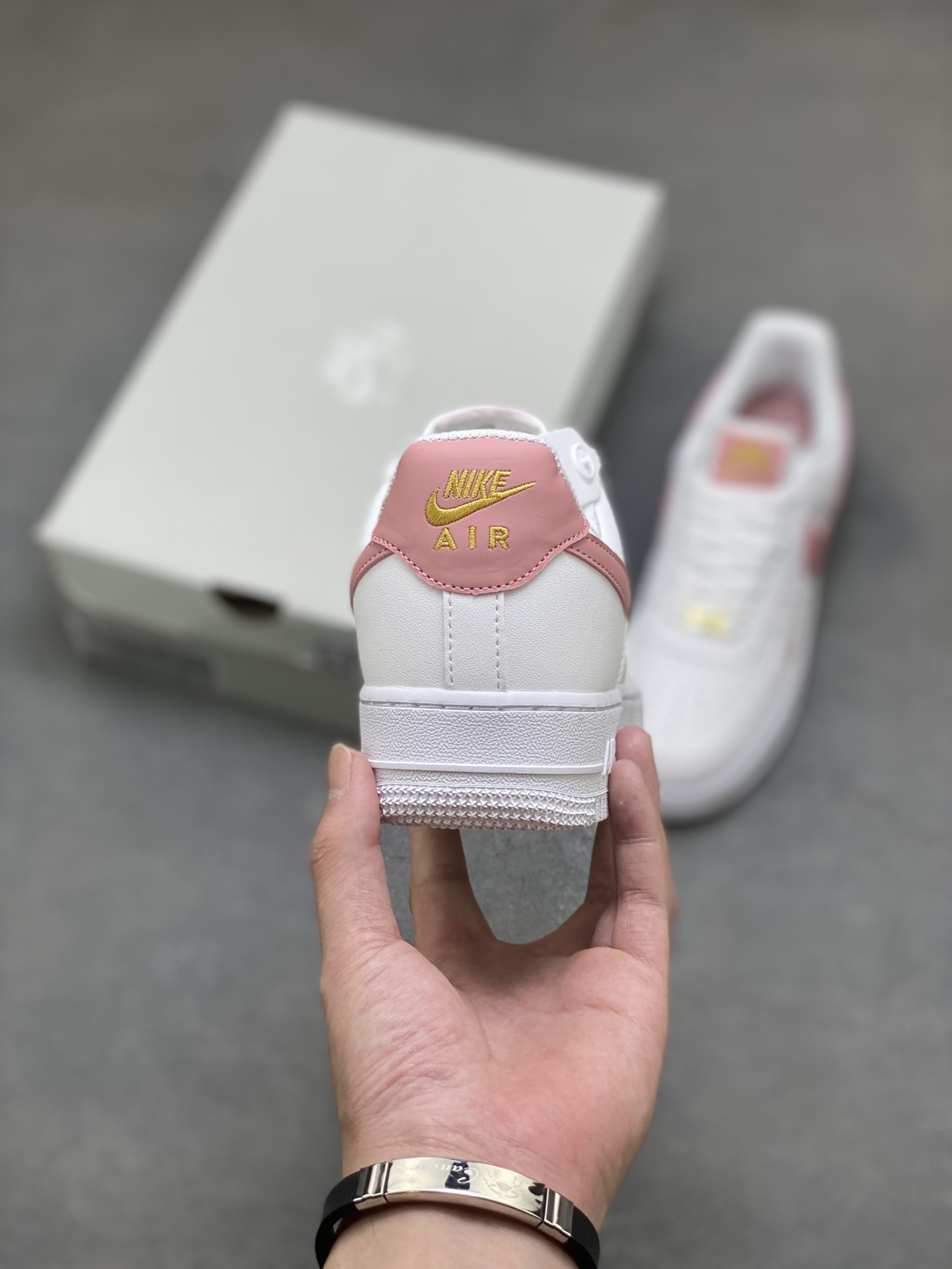 Nike Air Force 1 Low White/Pink/Gold Women's Shoe CZ0270-103 5 i1759859030878 9715 0 3