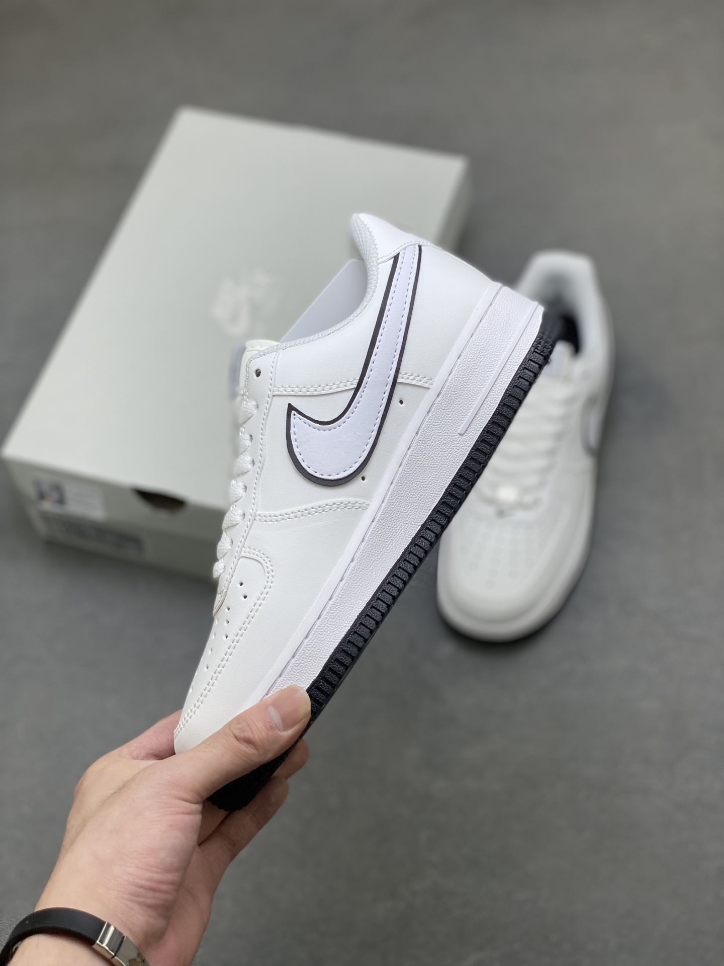 Nike Air Force 1 Low White/Black DV0788 Comfort Sneakers Men's Size 4 i1759859072705 9359 0 2