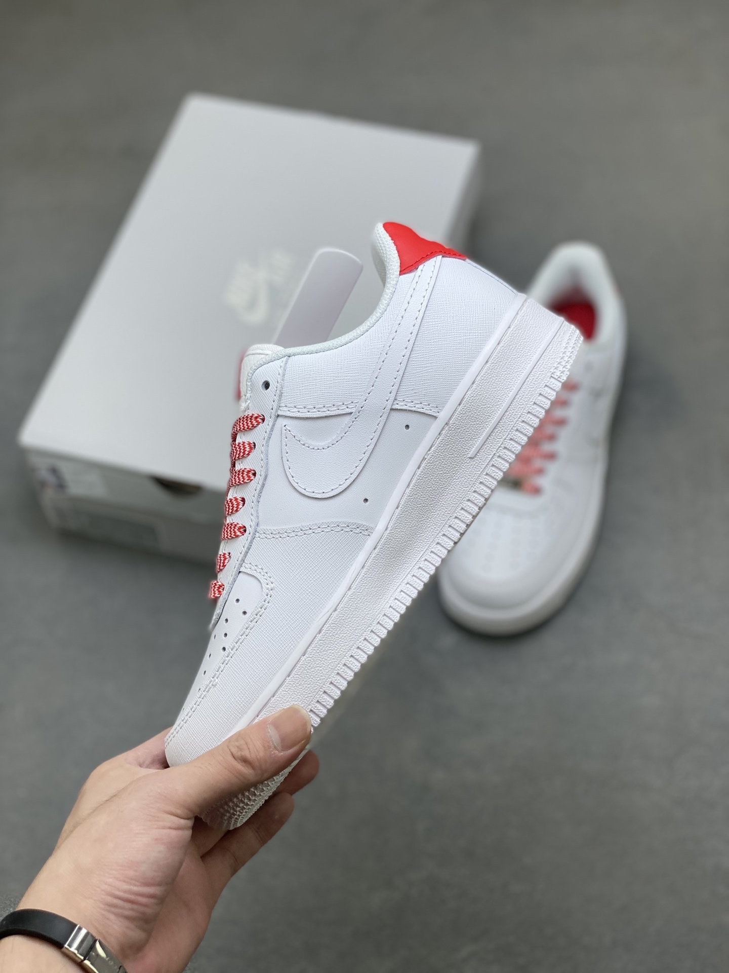 Nike Air Force 1 '07 Low White/Red, Premium Leather, Limited Edition 4 i1759943877791 9630 0 2