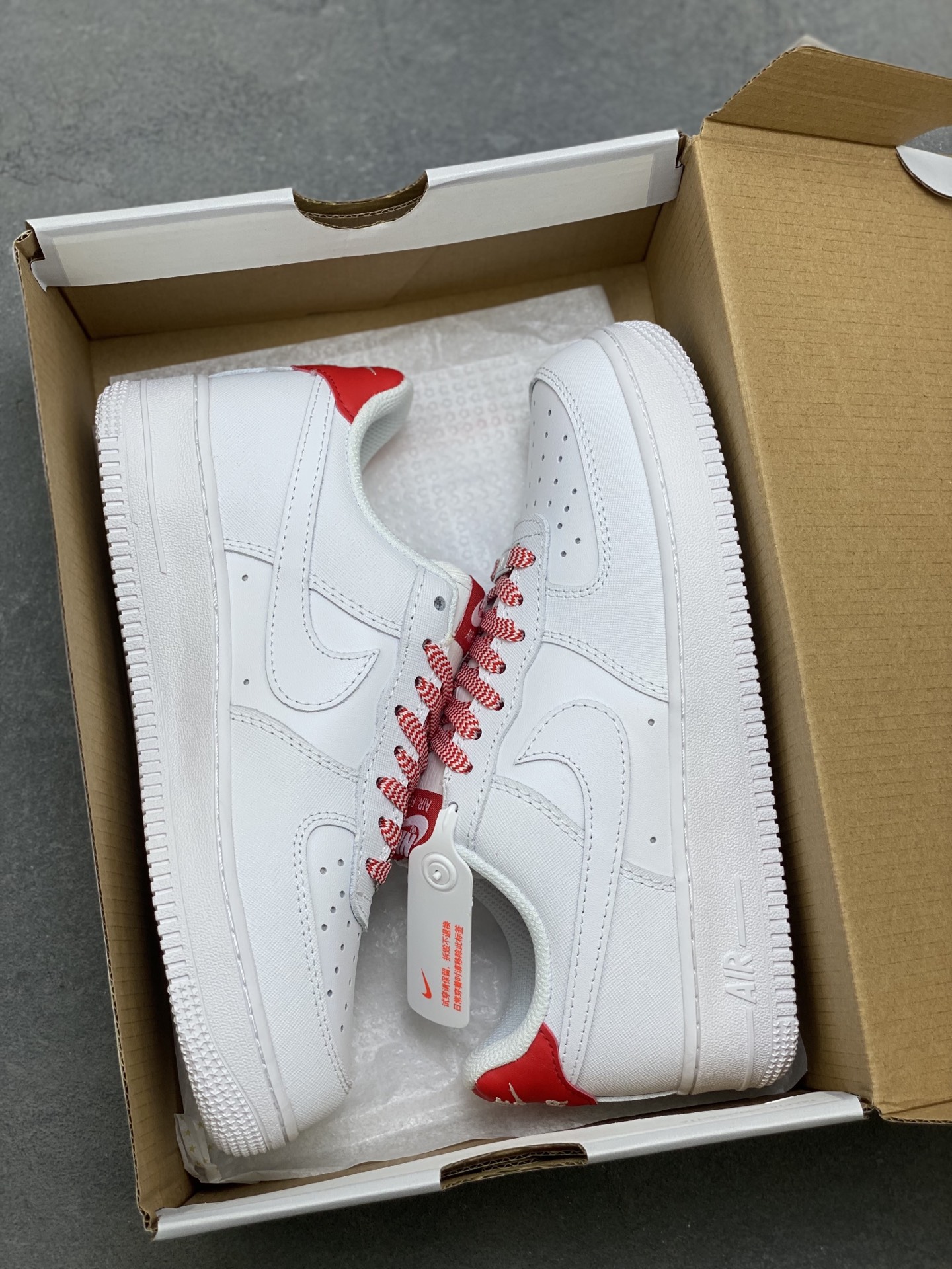Nike Air Force 1 '07 Low White/Red, Premium Leather, Limited Edition 10 i1759943878029 7743 0 8