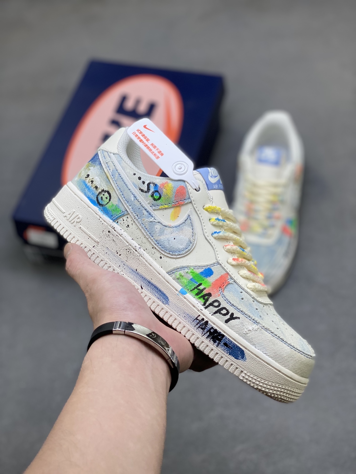 Nike Air Force 1 '07 Low Sneakers - Limited Edition, Graffiti Design 2 i1759943990015 9346 0 0