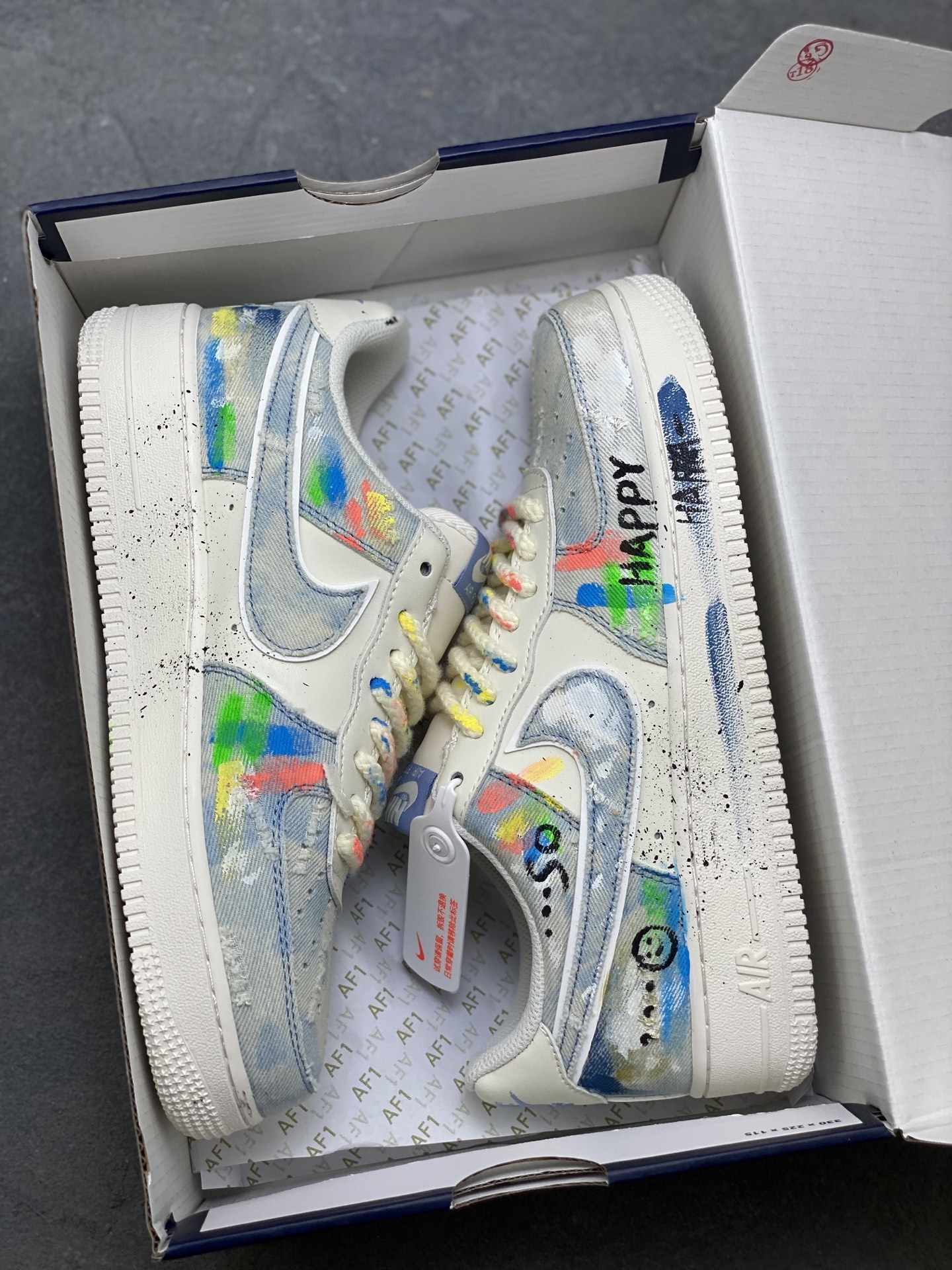 Nike Air Force 1 '07 Low Sneakers - Limited Edition, Graffiti Design 10 i1759944004771 7946 0 8