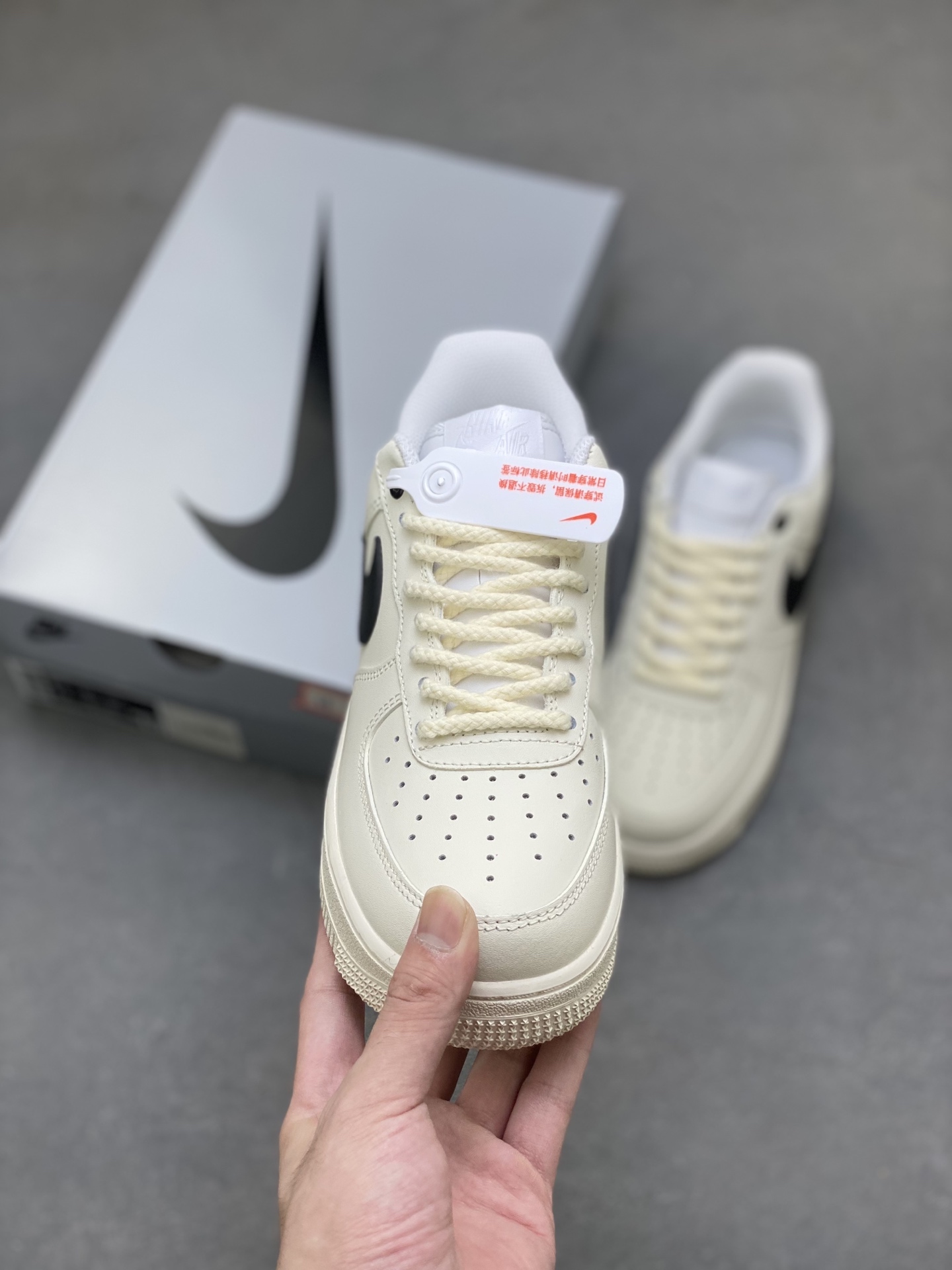 Nike Air Force 1 '07 Low Cream/Black Limited Edition Sneakers 3 i1759944196061 5186 0 1