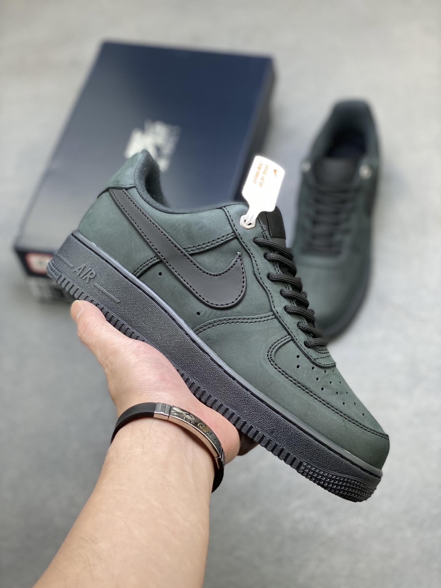 Nike Air Force 1 '07 Low Black Sneakers Limited Edition - Size 36-45
