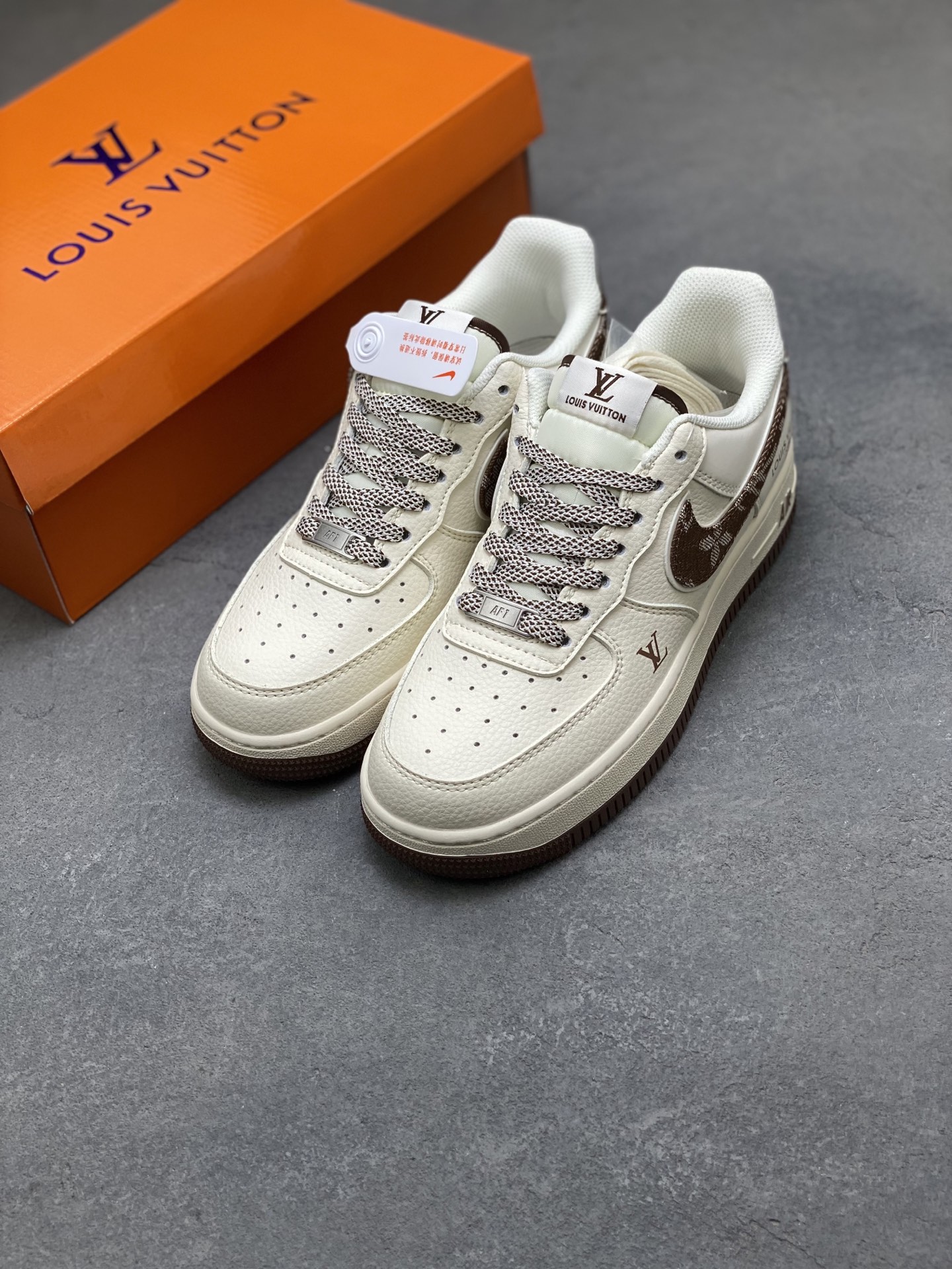 Nike Air Force 1 Low Louis Vuitton Custom Sneakers - Limited Edition 9 i1760199199592 4728 0 7