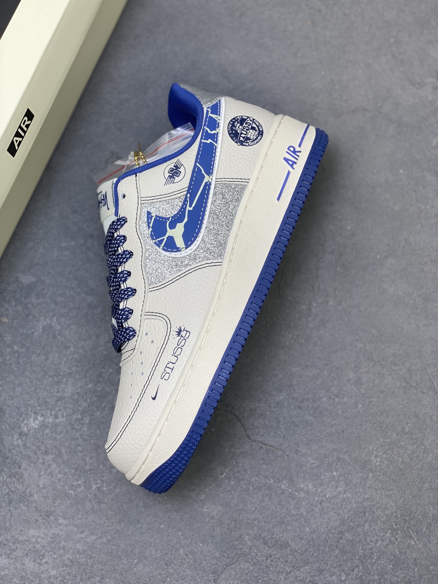 Nike Air Force 1 '07 Low White/Blue Men's Sneakers DD1982-306 Limited Edition 8 i1760199319401 4794 0 6