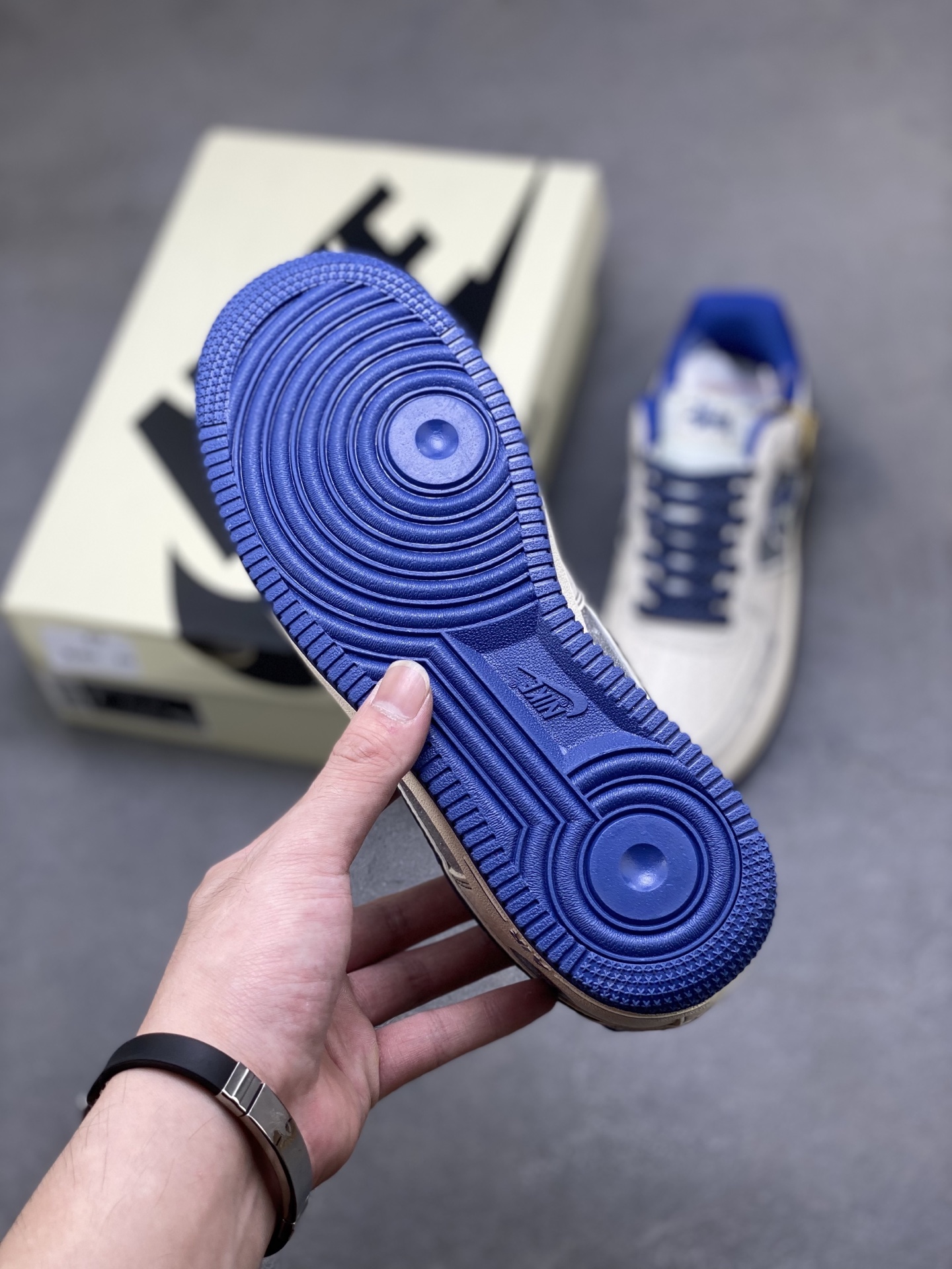 Nike Air Force 1 '07 Low White/Blue Men's Sneakers DD1982-306 Limited Edition 7 i1760199319504 9565 0 5