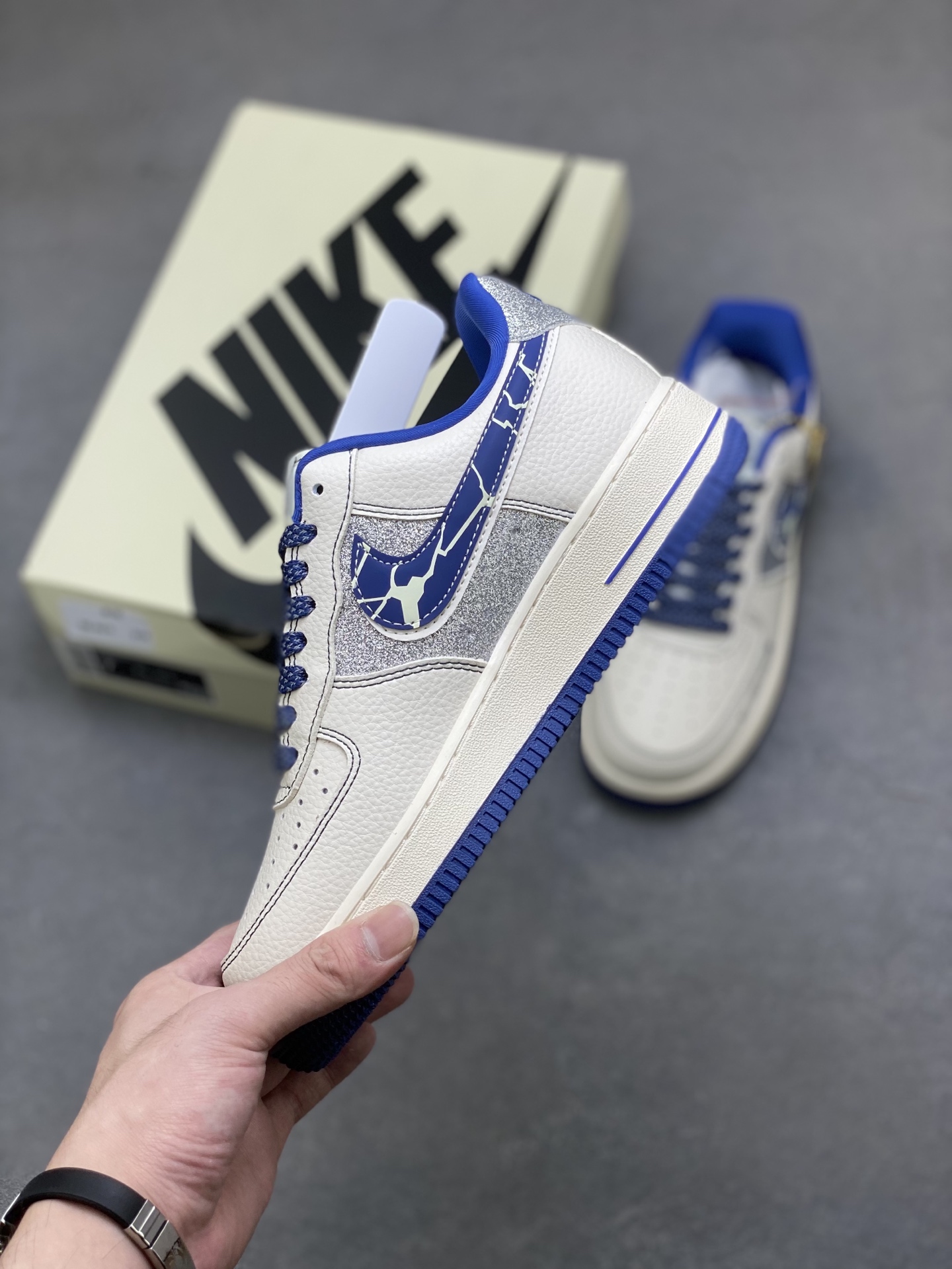 Nike Air Force 1 '07 Low White/Blue Men's Sneakers DD1982-306 Limited Edition 4 i1760199319664 5872 0 2