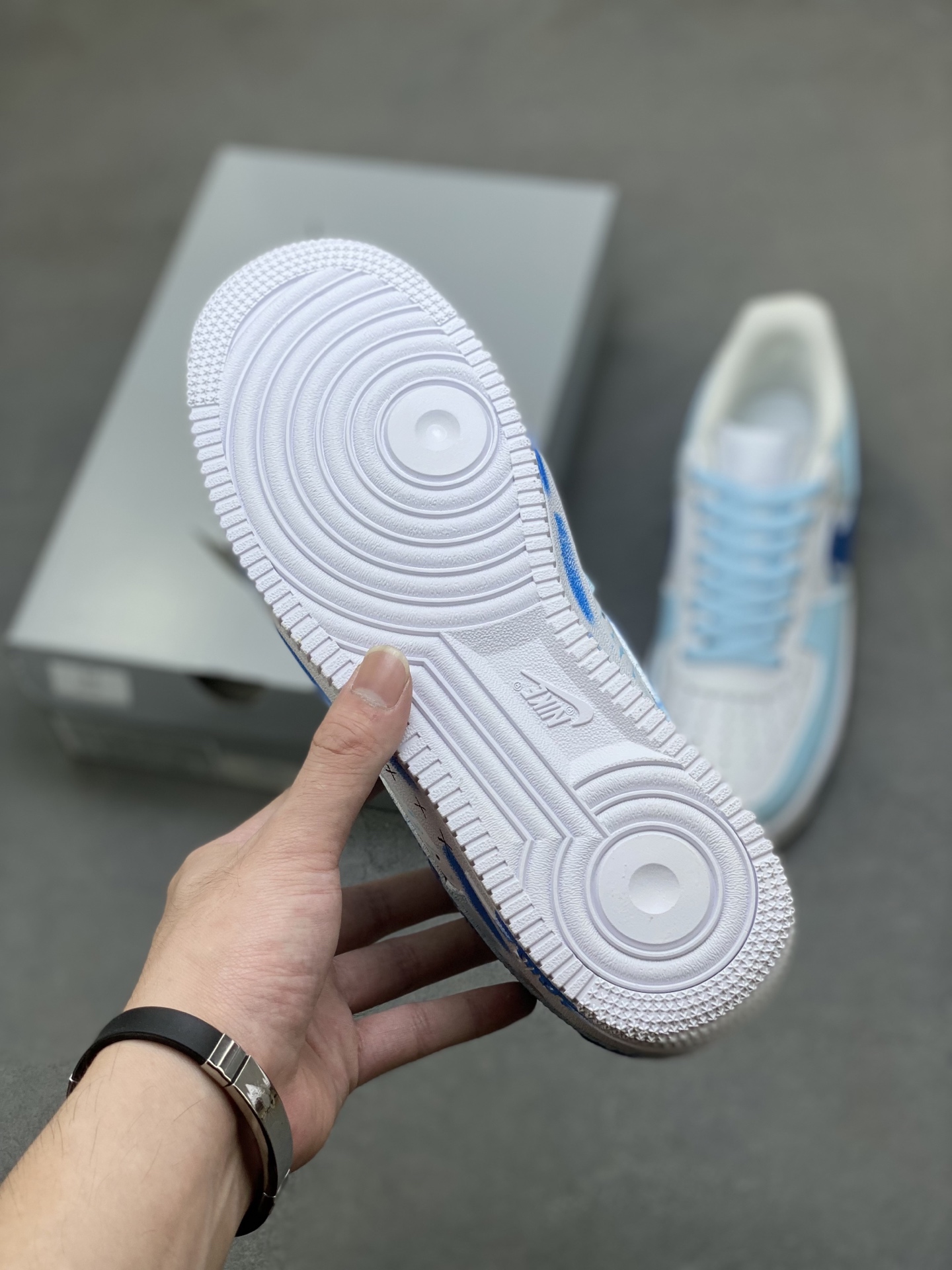 Nike Air Force 1 '07 Low White/Blue Custom Sneakers - Limited Edition 7 i1760284997229 4437 0 5