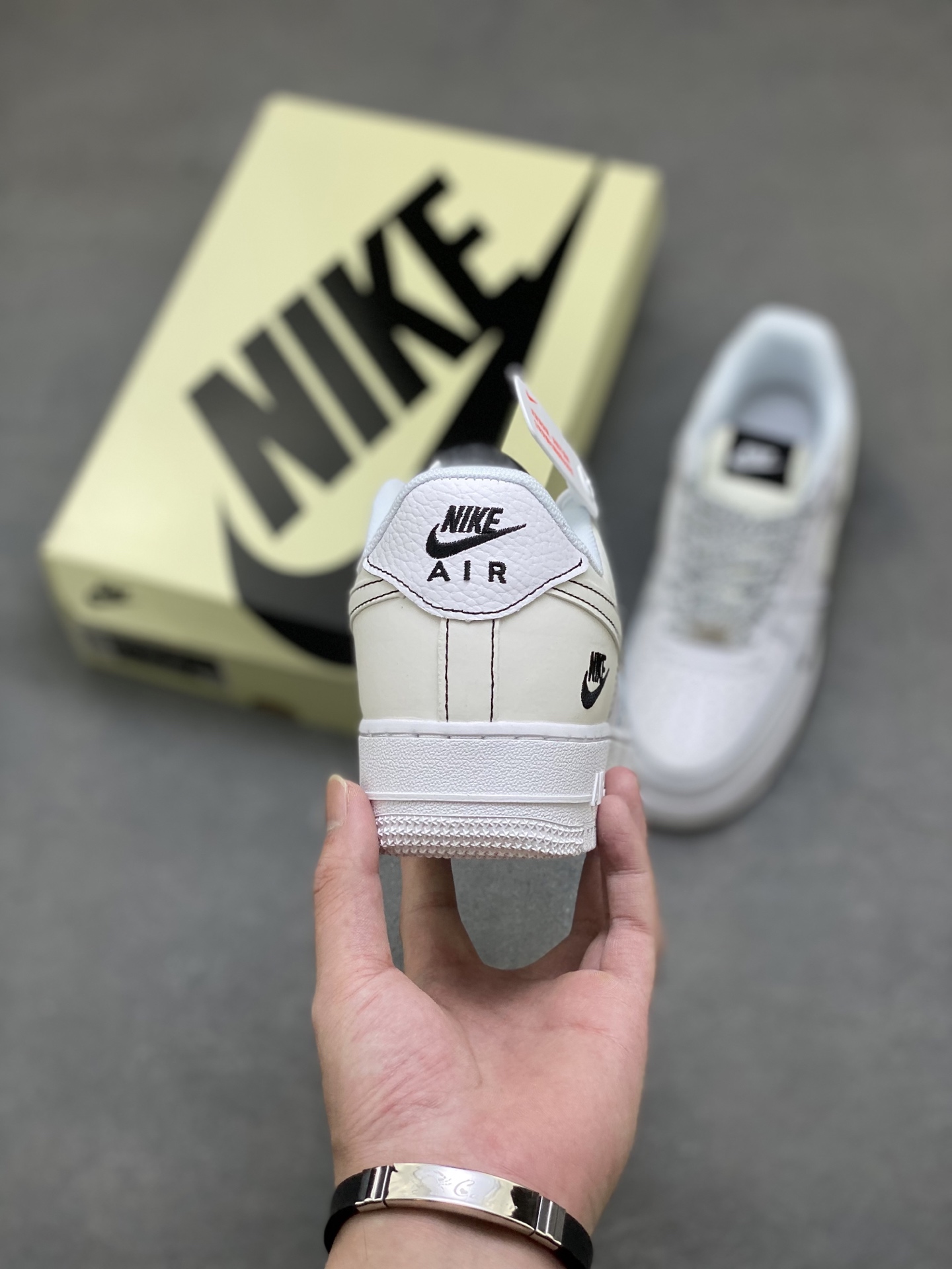 Nike Air Force 1 '07 Low White/Black Stitching Casual Sneakers 5 i1760285034765 7386 0 3