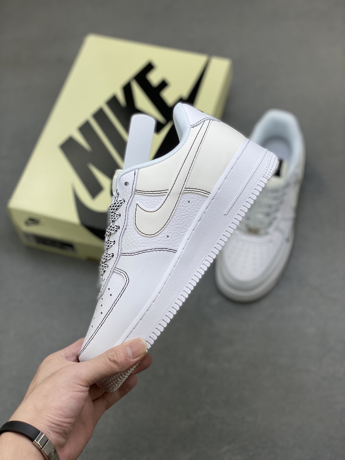 Nike Air Force 1 '07 Low White/Black Stitching Casual Sneakers 4 i1760285034815 9438 0 2