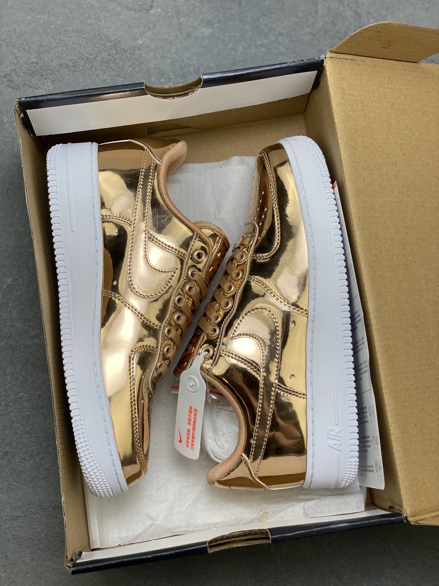 Nike Air Force 1 '07 Low Gold Sneakers, Limited Edition - Size 36-45 10 i1760285096345 8001 0 8