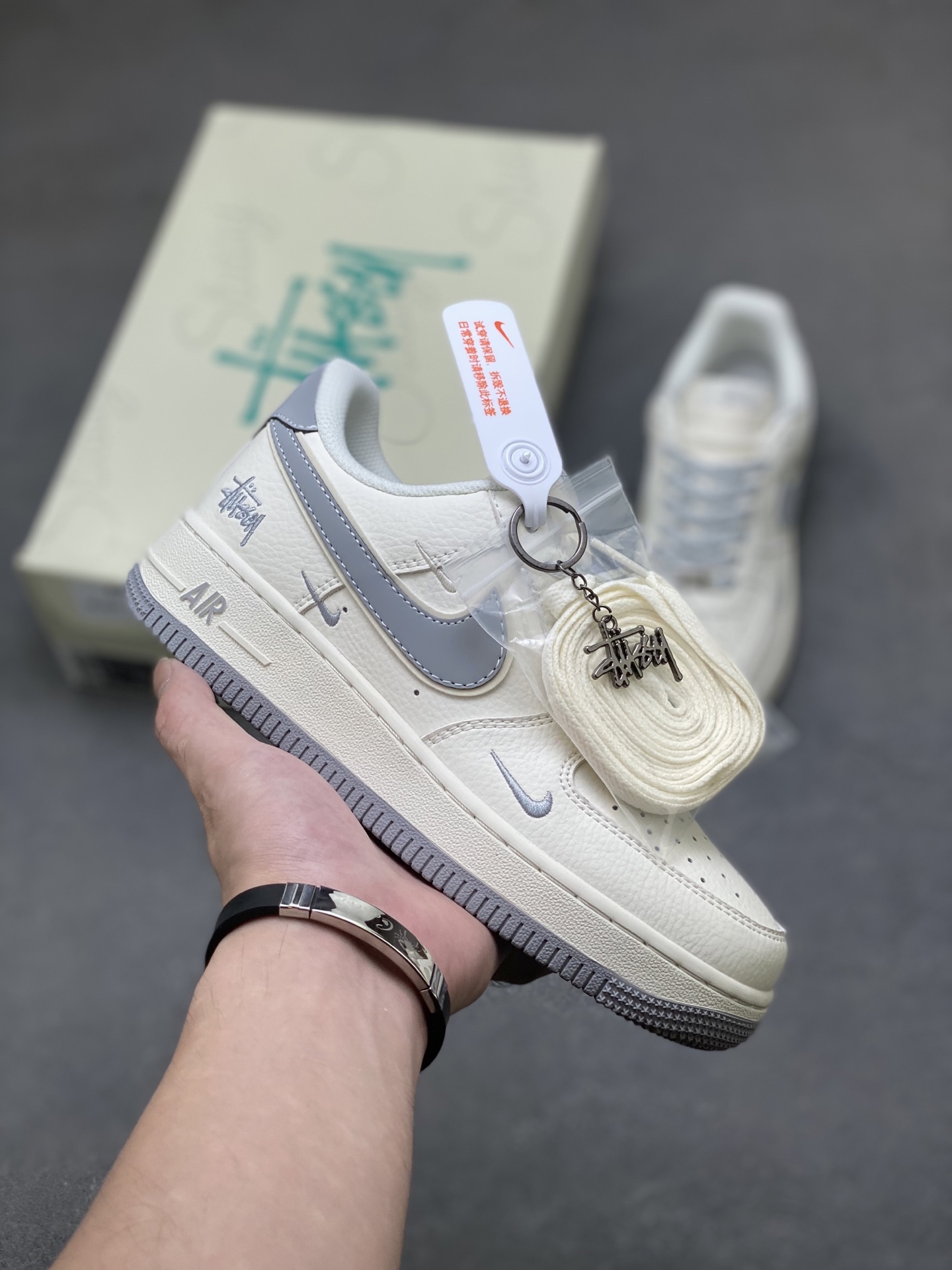Nike Air Force 1 '07 Low x Stussy Premium Comfort Sneakers CS5288-040