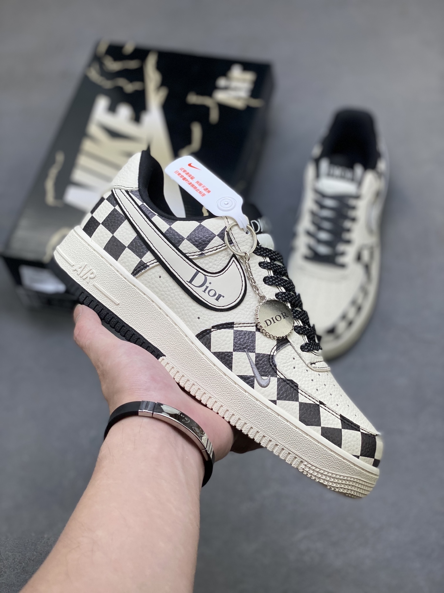 Nike Air Force 1 '07 Low Dior Custom Sneakers - Limited Edition