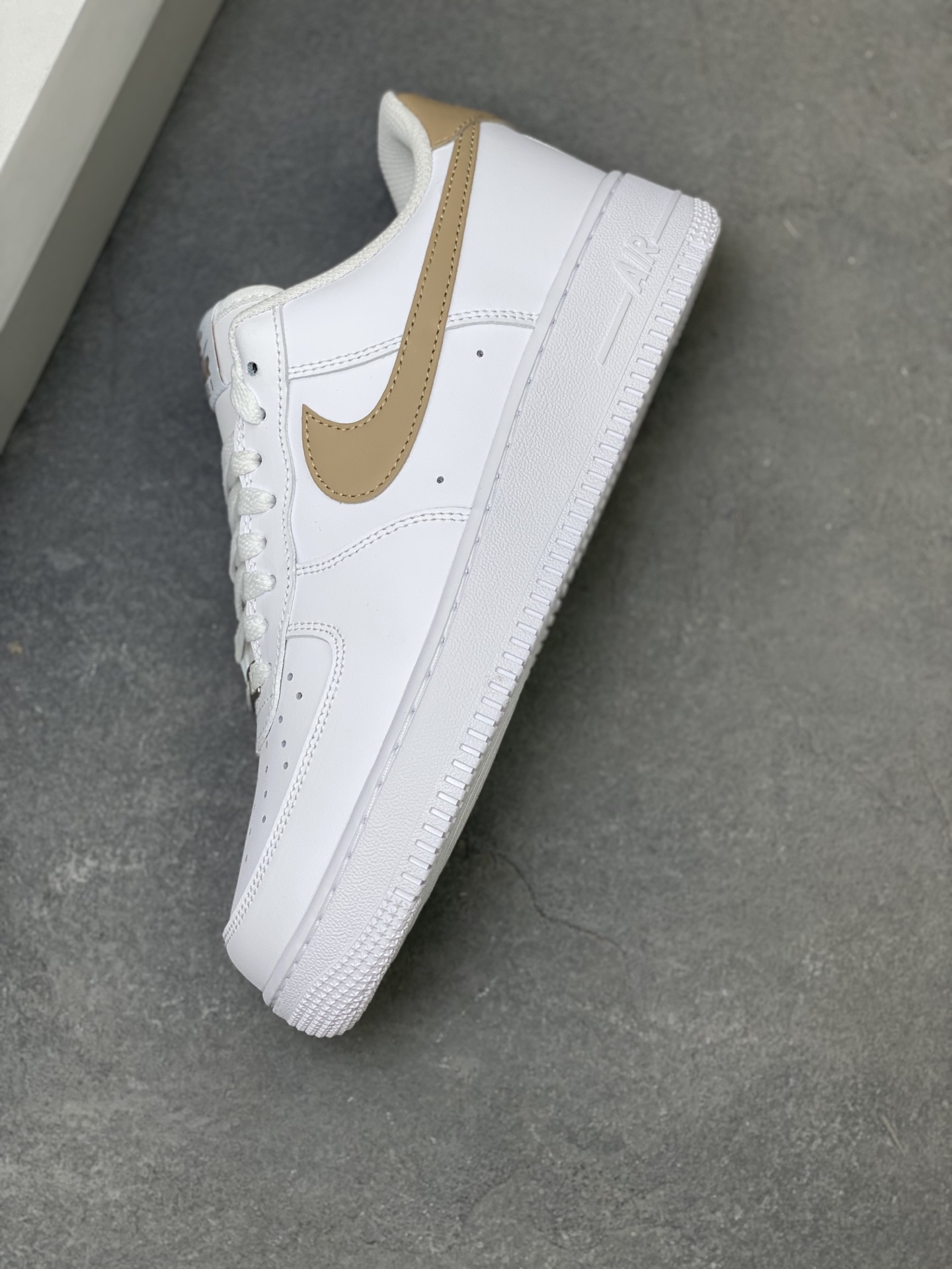 Nike Air Force 1 '07 Low White/Tan Casual Shoes FJ4146-120 - Limited Edition 8 i1760371506919 5110 0 6