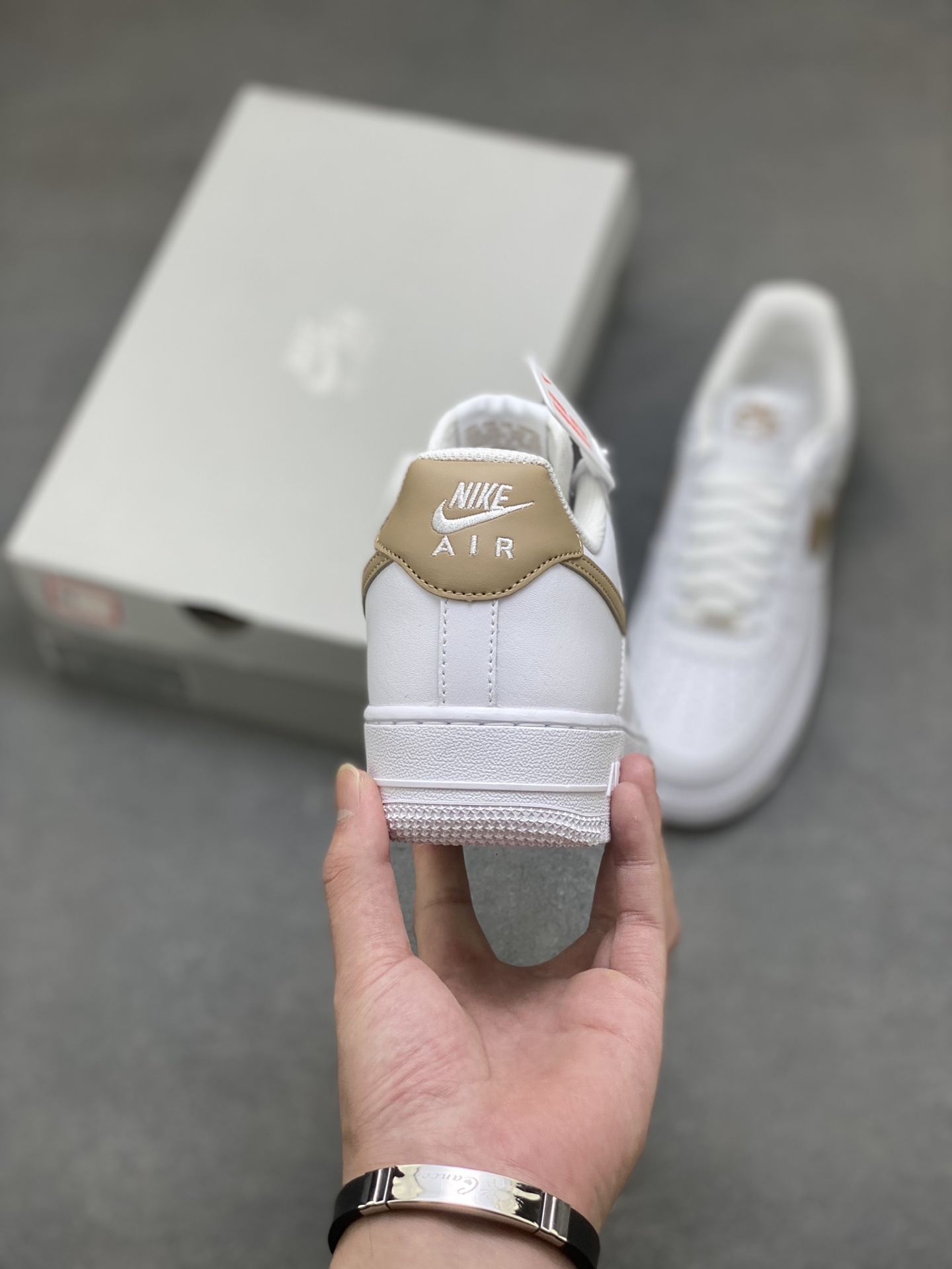 Nike Air Force 1 '07 Low White/Tan Casual Shoes FJ4146-120 - Limited Edition 5 i1760371507388 104 0 3