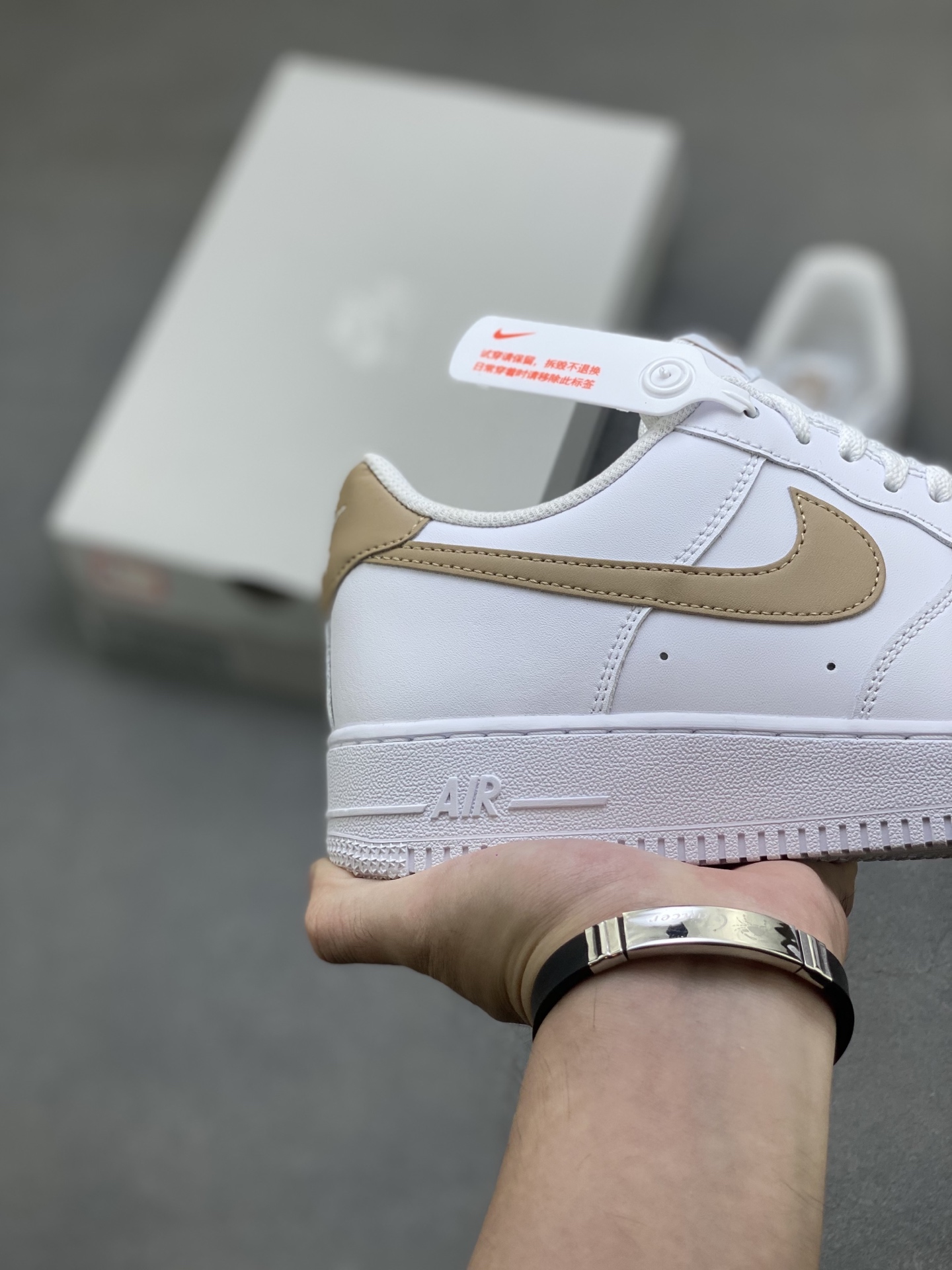 Nike Air Force 1 '07 Low White/Tan Casual Shoes FJ4146-120 - Limited Edition 6 i1760371511813 4444 0 4