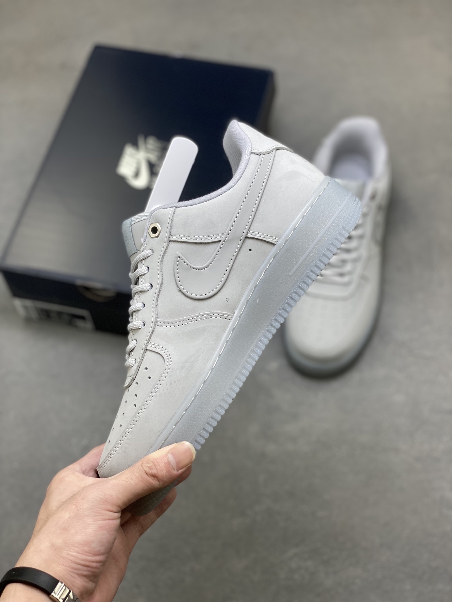 Nike Air Force 1 '07 Low Grey Sneakers - Limited Edition, Premium Comfort 4 i1760371586812 79 0 2