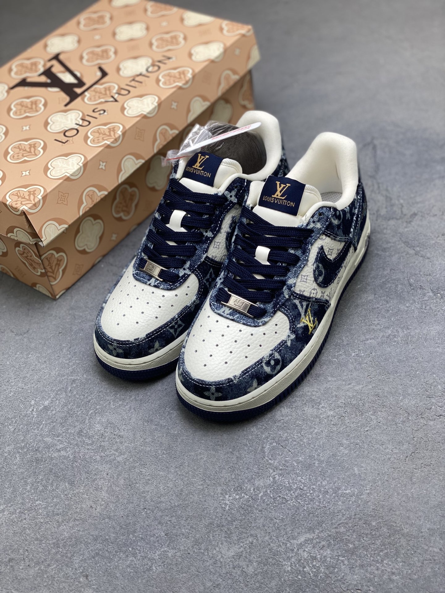 Nike Air Force 1 '07 Low Louis Vuitton Custom Sneakers - Limited Edition 9 i1760644721335 1133 0 7