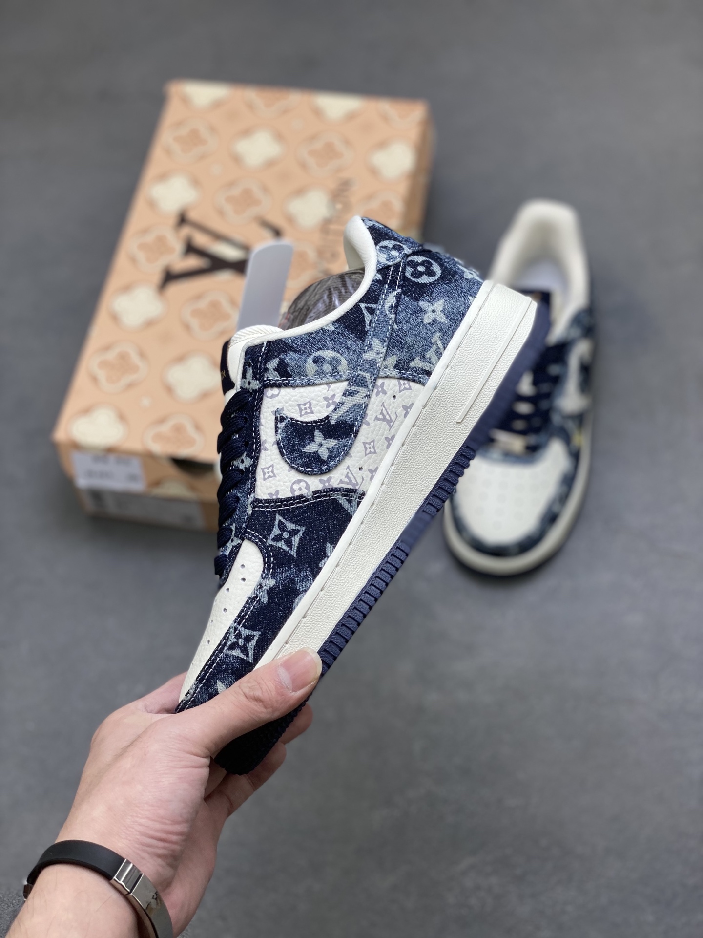 Nike Air Force 1 '07 Low Louis Vuitton Custom Sneakers - Limited Edition 4 i1760644721449 7264 0 2