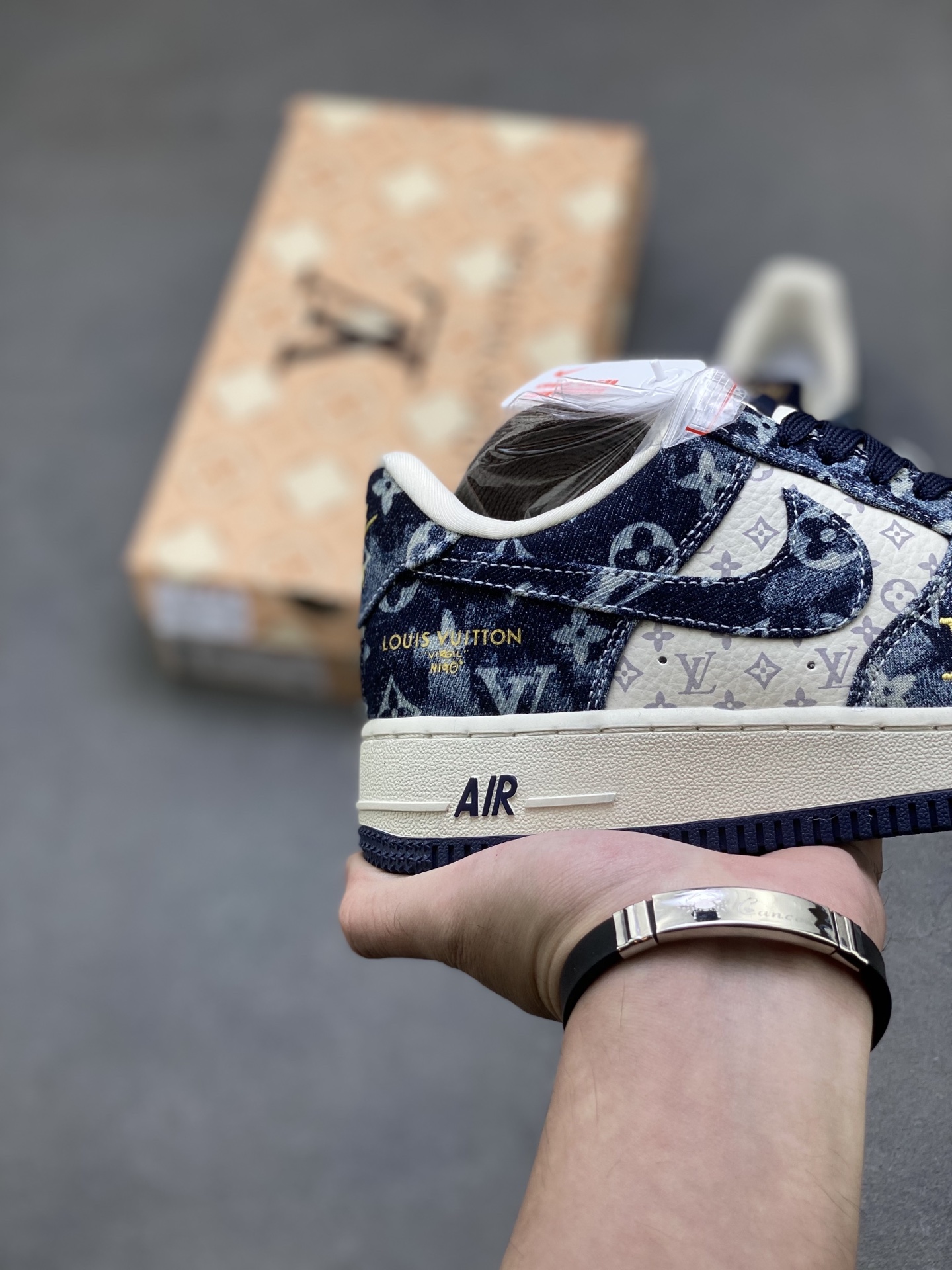 Nike Air Force 1 '07 Low Louis Vuitton Custom Sneakers - Limited Edition 6 i1760644730898 7974 0 4