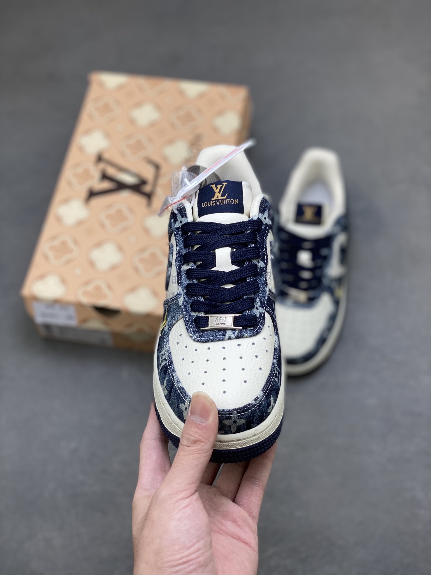 Nike Air Force 1 '07 Low Louis Vuitton Custom Sneakers - Limited Edition 3 i1760644731360 7986 0 1