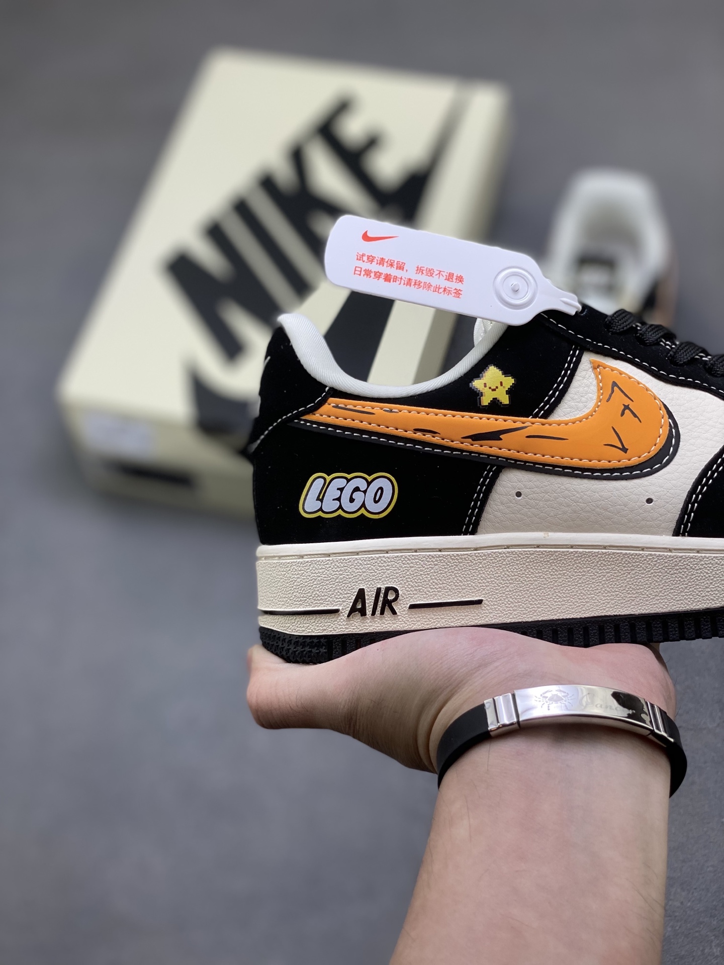 Nike Air Force 1 '07 Low Black White Custom Sneakers - Limited Edition 6 i1760644819434 8445 0 4