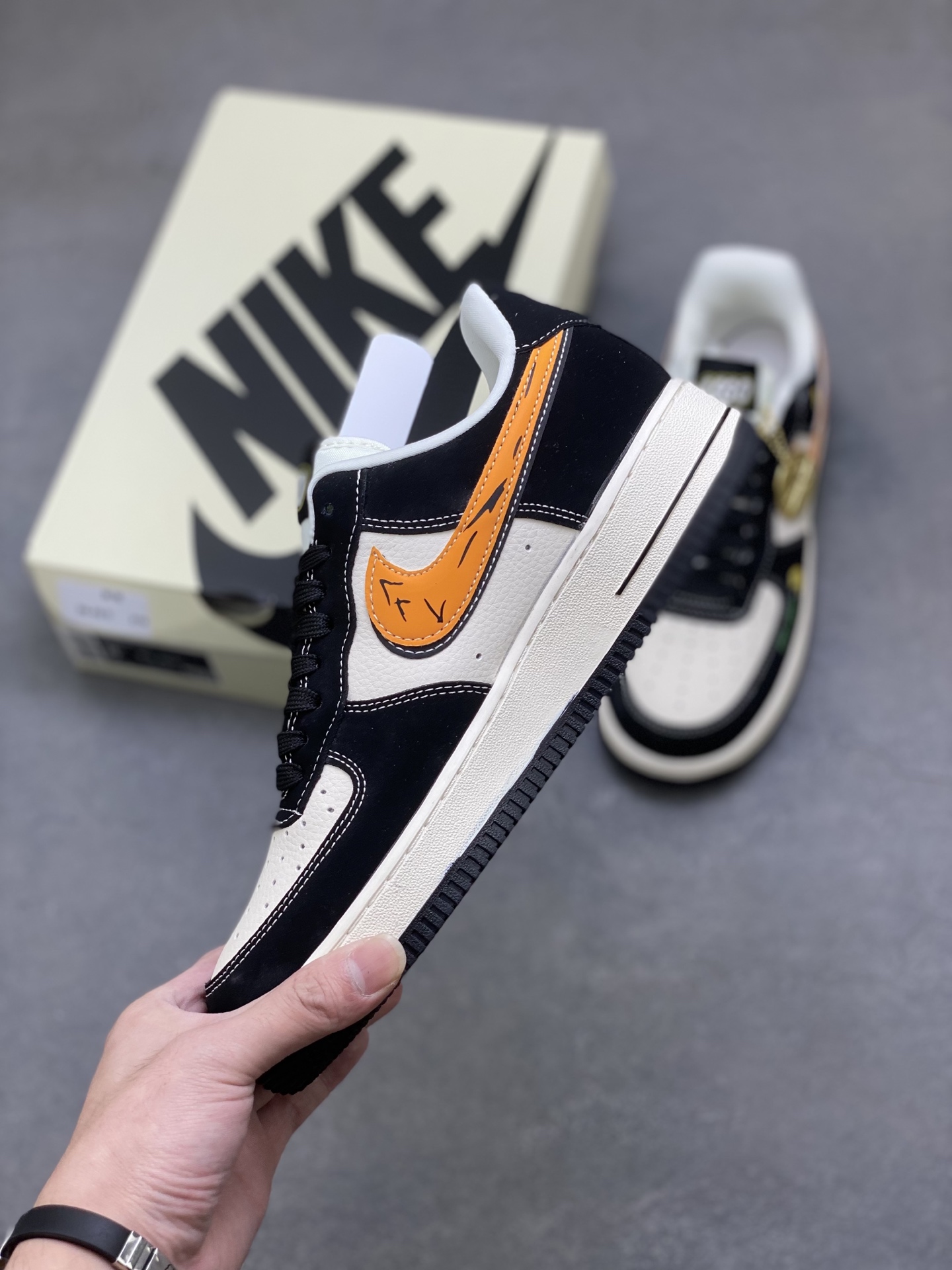 Nike Air Force 1 '07 Low Black White Custom Sneakers - Limited Edition 4 i1760644819568 1117 0 2