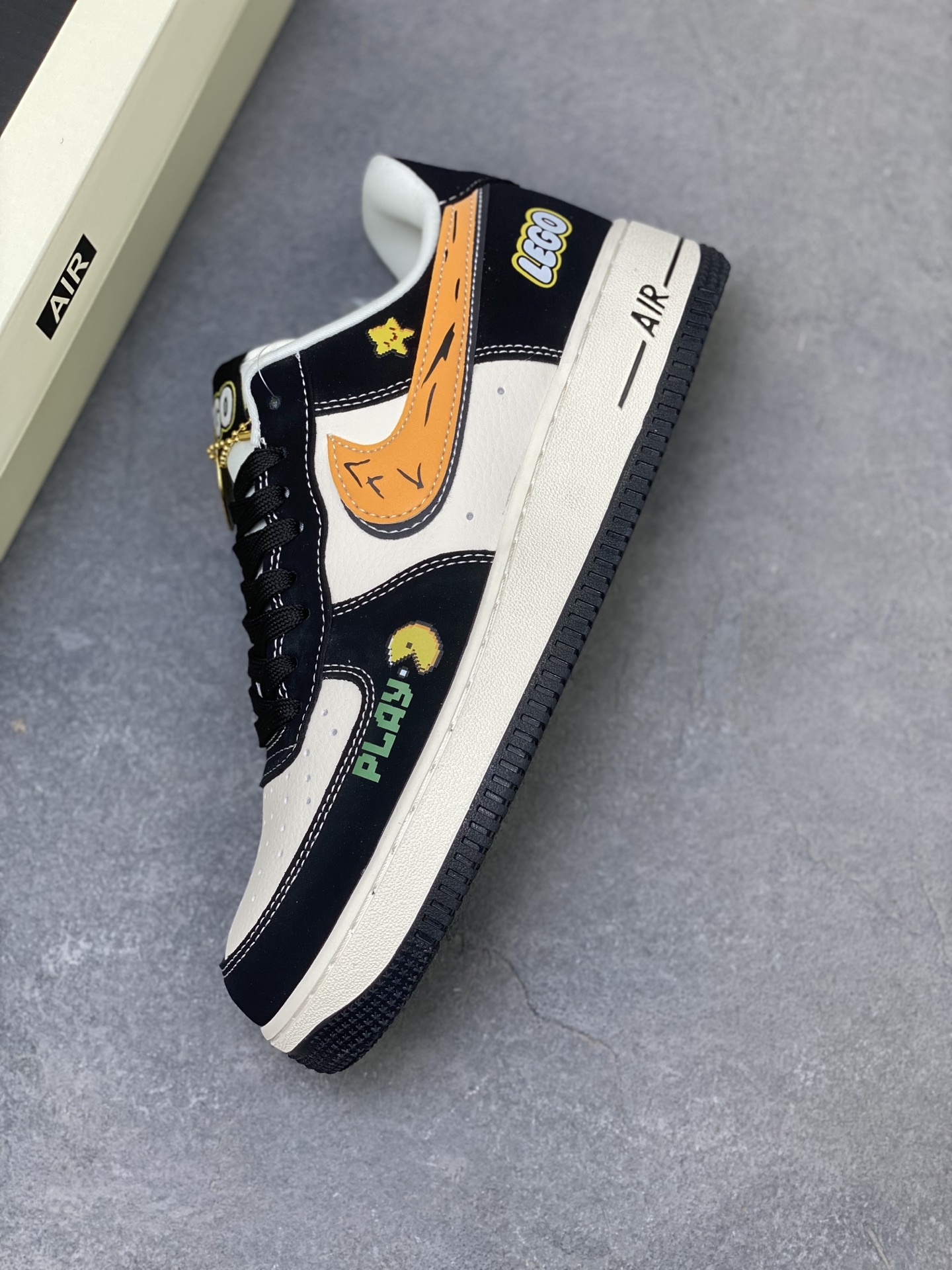 Nike Air Force 1 '07 Low Black White Custom Sneakers - Limited Edition 8 i1760644819614 1389 0 6