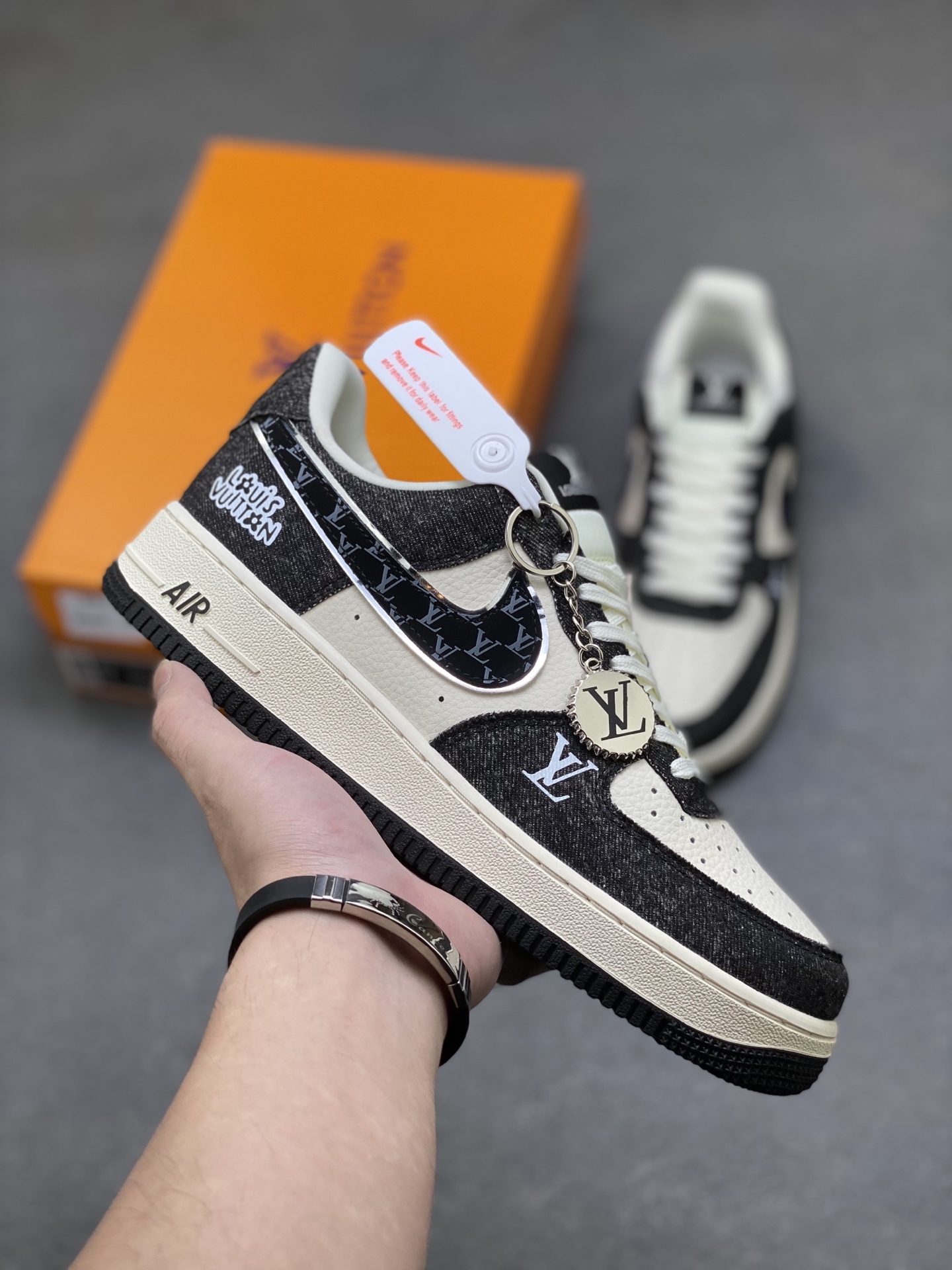 Nike Air Force 1 '07 Low Louis Vuitton Custom Sneakers - Limited Edition